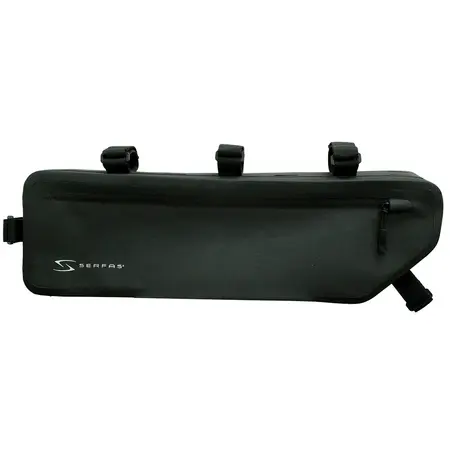 SERFAS WATERPROOF HALF-FRAME BAG - BLACK