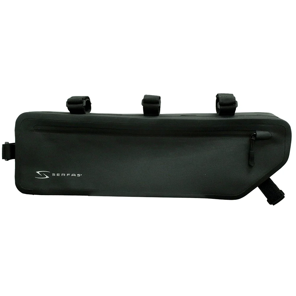 SERFAS WATERPROOF HALF-FRAME BAG - BLACK