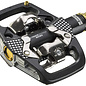 LOOK X-TRACK EN-RAGE PLUS Ti Pedals - Dual Sided Clipless with Platform, Titanium, 9/16", Black