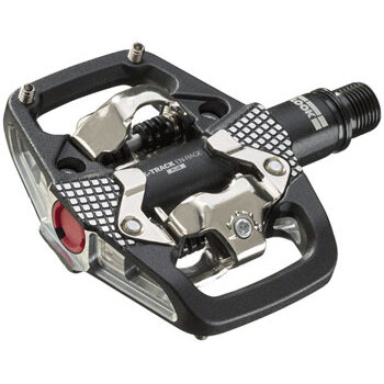 LOOK X-TRACK EN-RAGE PLUS Pedals - Dual Sided Clipless with Platform Chromoly 9/16 Black