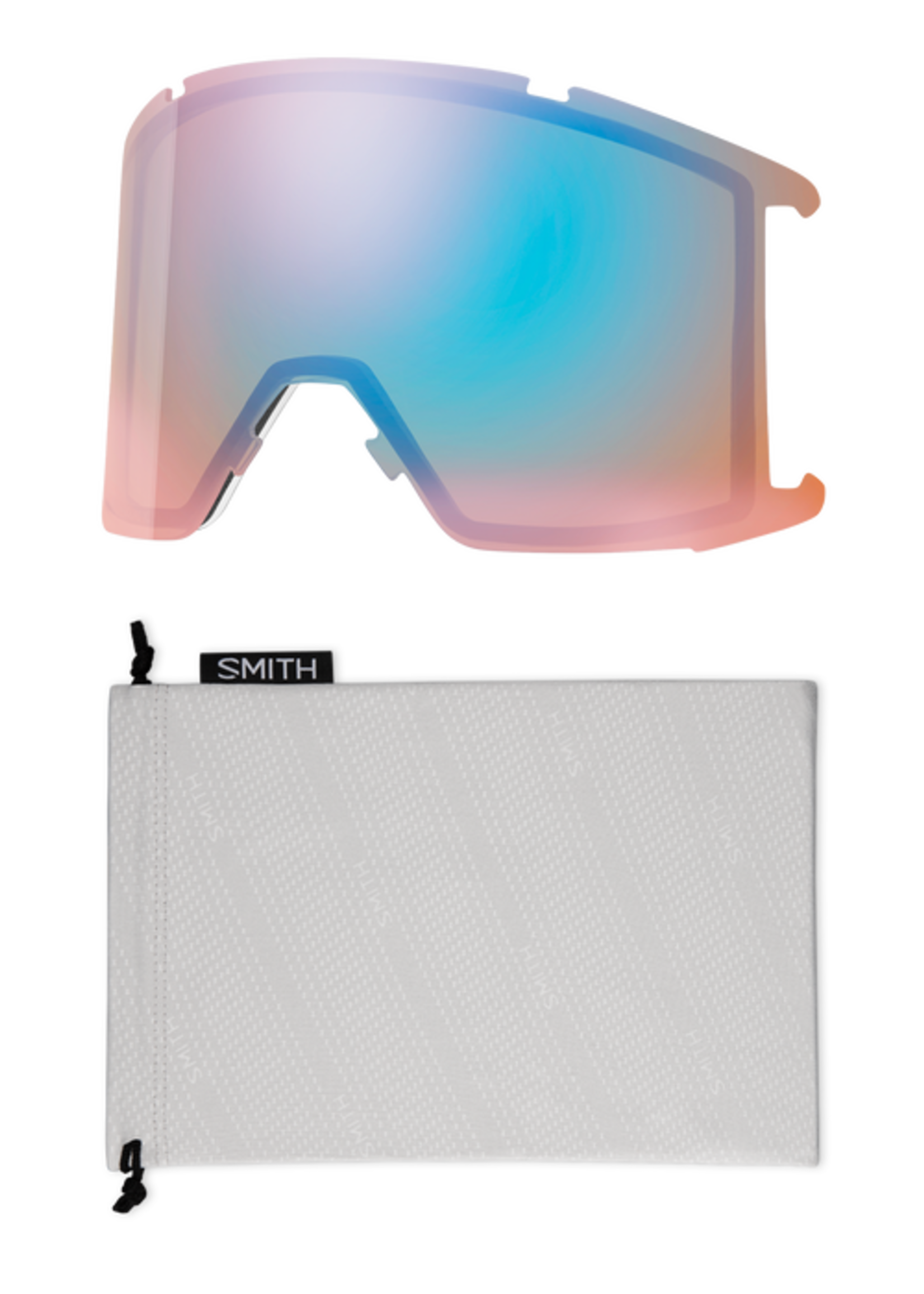 Smith Optics Smith Squad XL Chalk / ChromaPop Sun Black Gold Mirror
