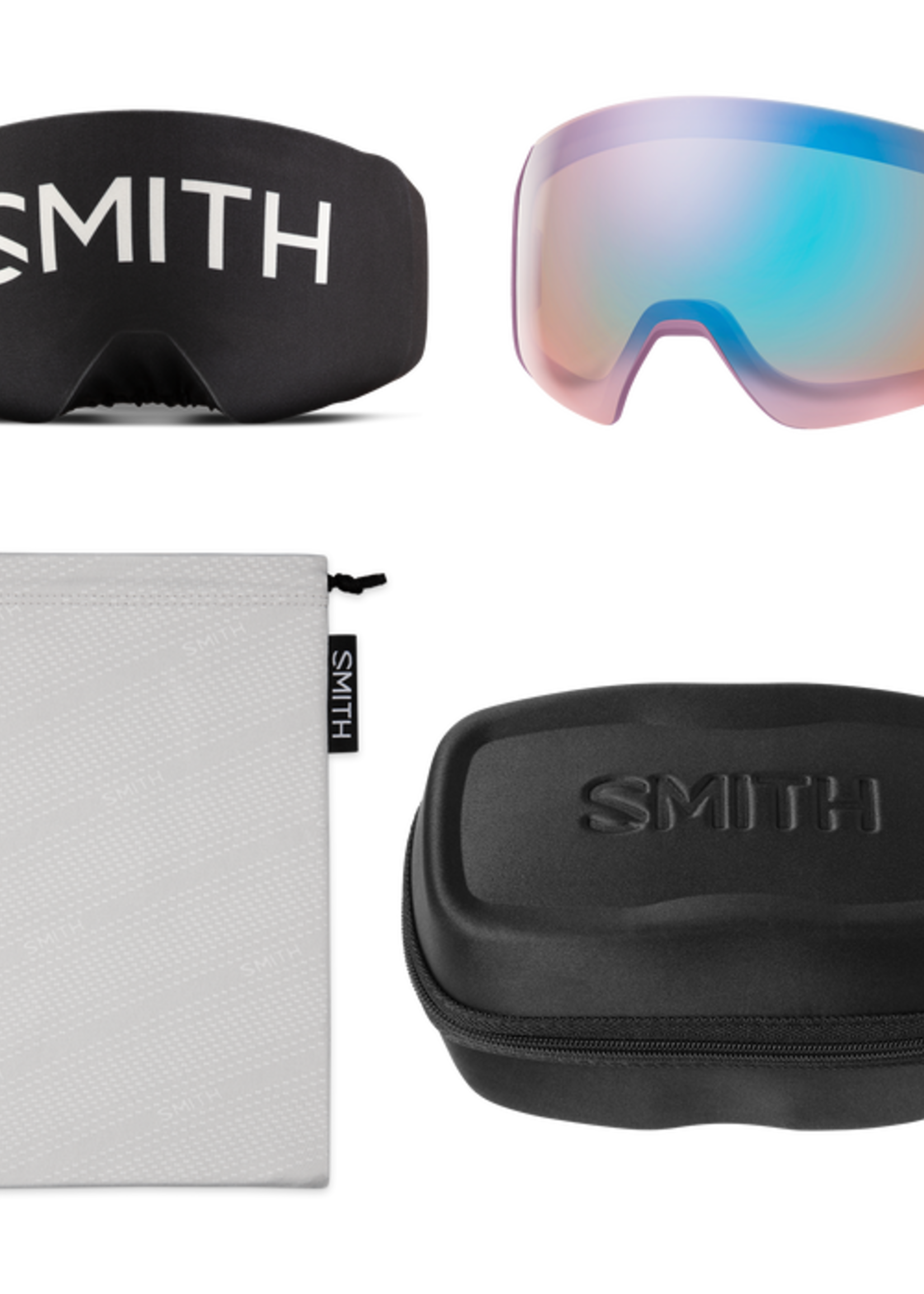 Smith Optics Smith 4D Mag S Proper Pink Paint Brush / ChromaPop Everyday Rose Gold Mirror