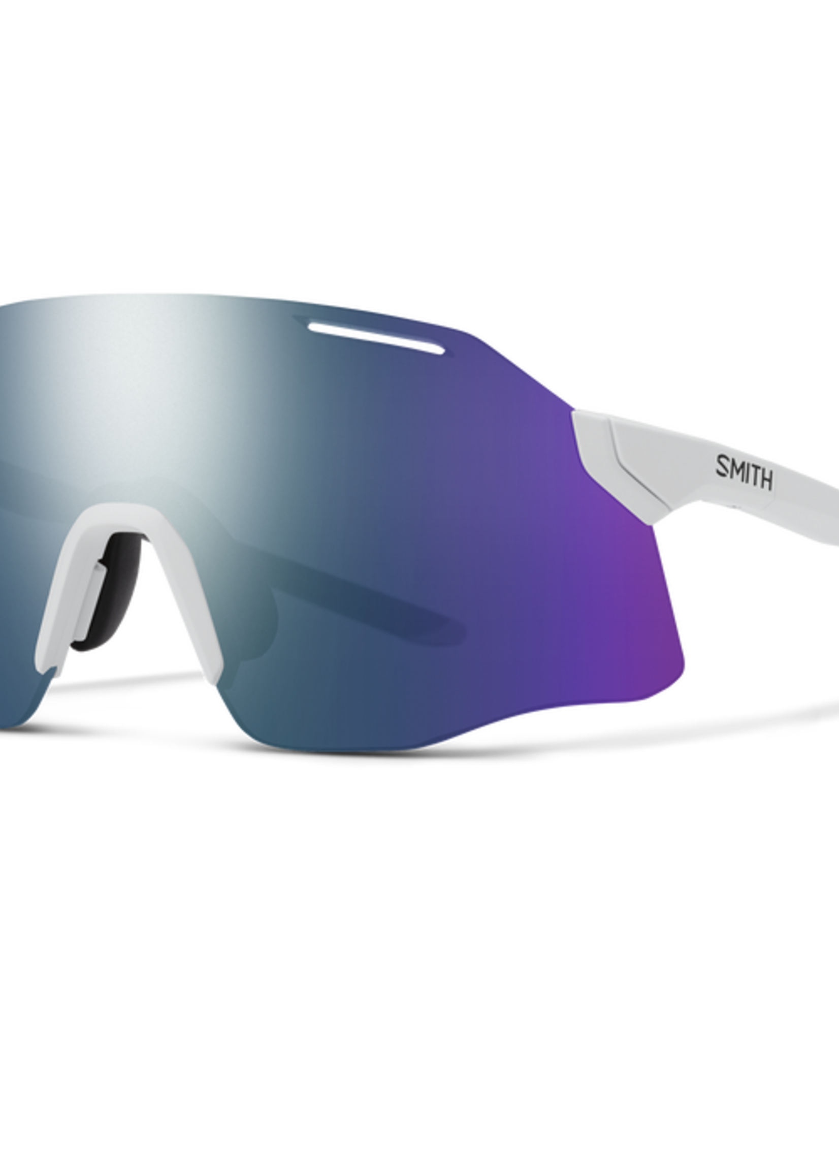 Smith Optics Smith Vert, White, Chroma Pop Violet Mirror C/W-Chroma Pop Clear