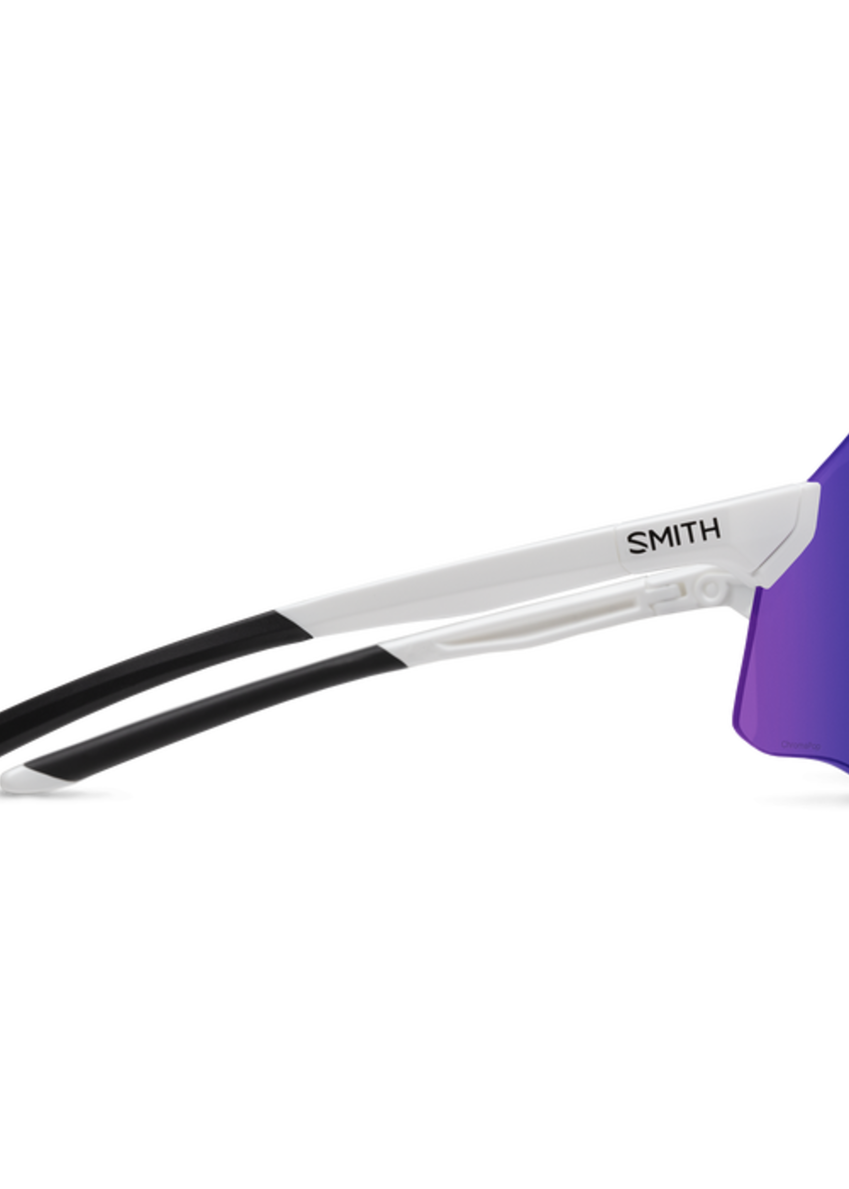 Smith Optics Smith Vert, White, Chroma Pop Violet Mirror C/W-Chroma Pop Clear