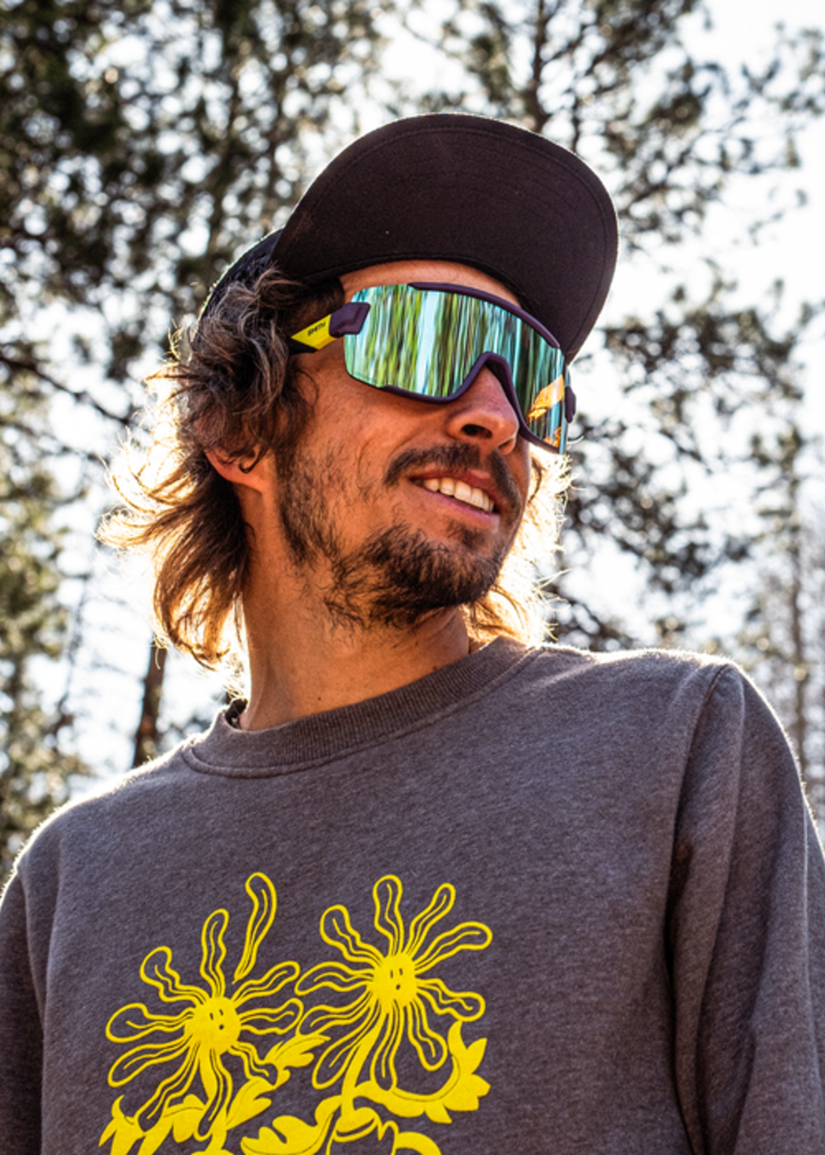 Smith Optics Wildcat Matte Purple / Cinder / Hi Viz/ChromaPop Opal Mirror/PC ChromaPop - CM/Clear