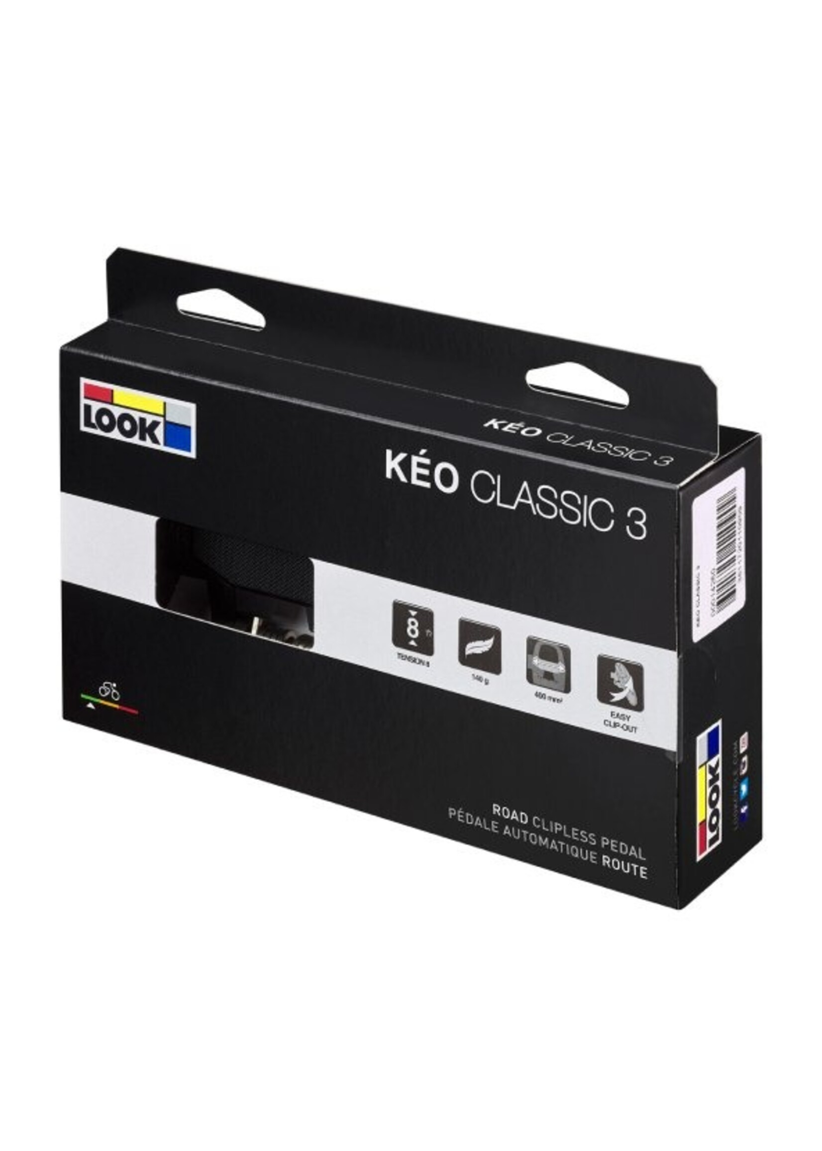 Look, Classic 3, Clipless Road Pedals, Black