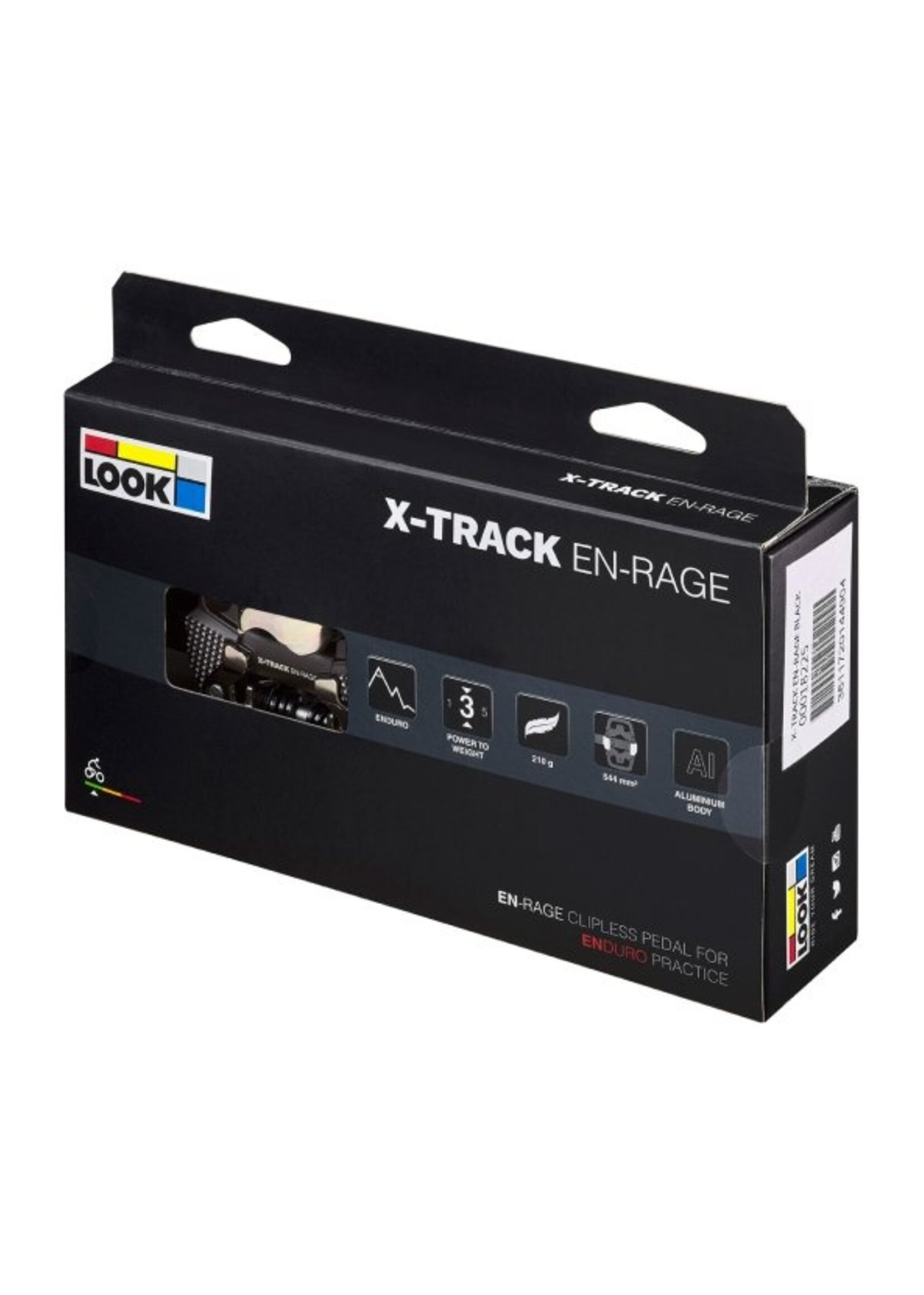 Look, X-Track En-Rage, MTB Clipless Pedals, Black