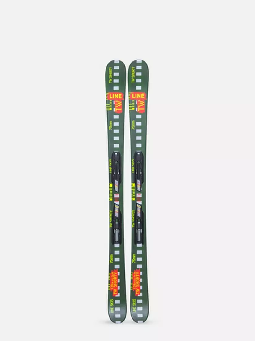 26 LINE Wallisch Shorty Skis & Marker 7.0 Bindings - Wipe