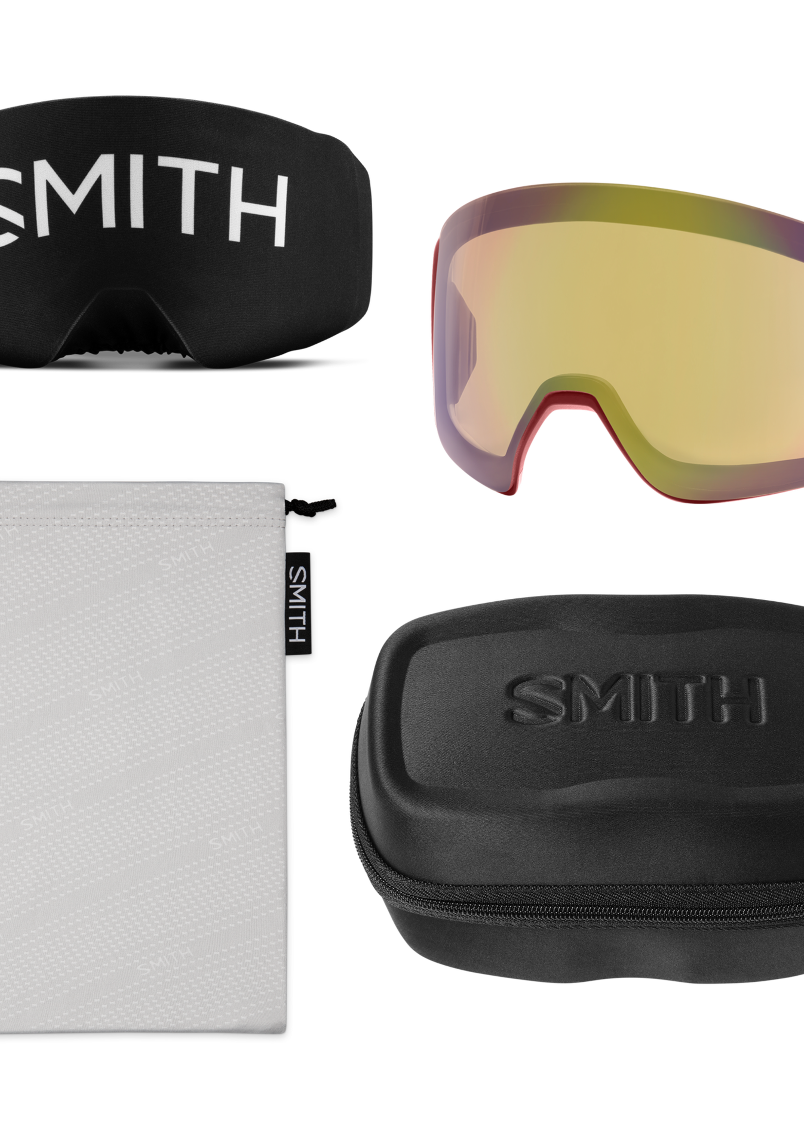 Smith Optics Smith Optics 4D MAG XL Ironwood, ChromaPop Everyday Red Mirror