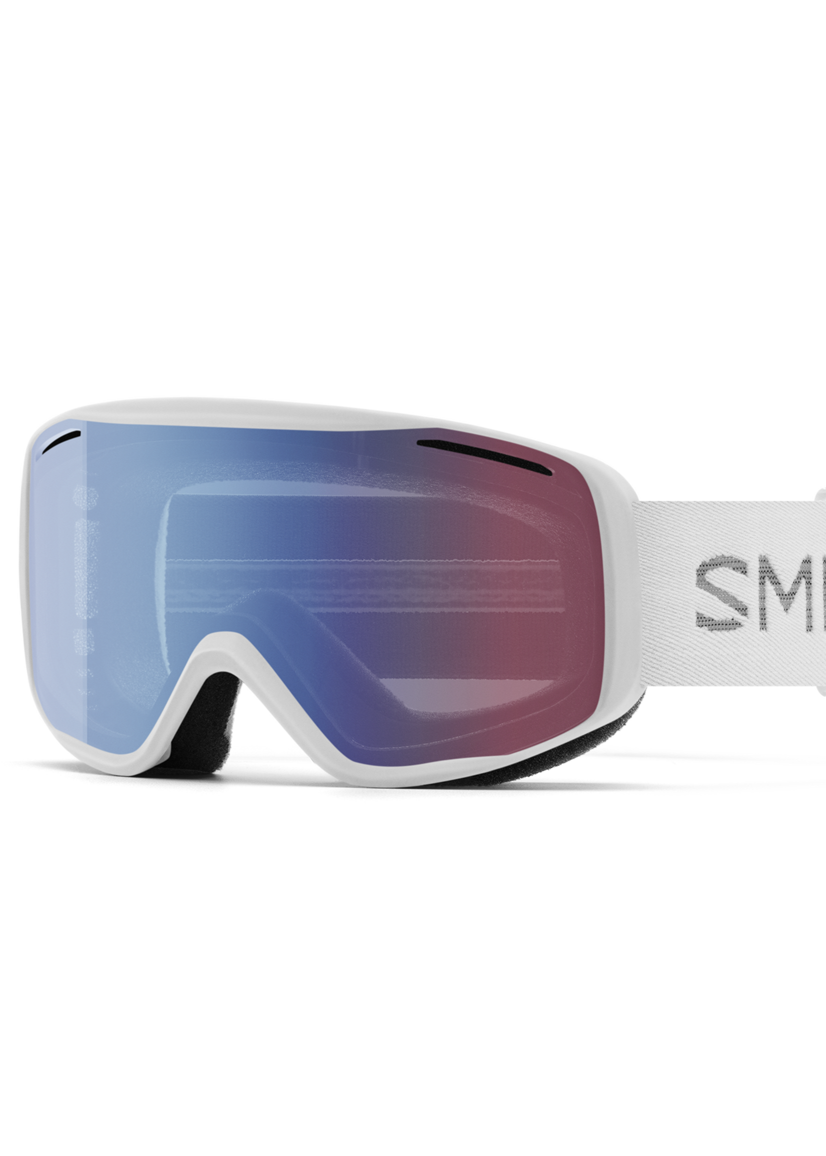 Smith Optics Smith Optics Rally White Chunky Knit, Blue Sensor Mirror