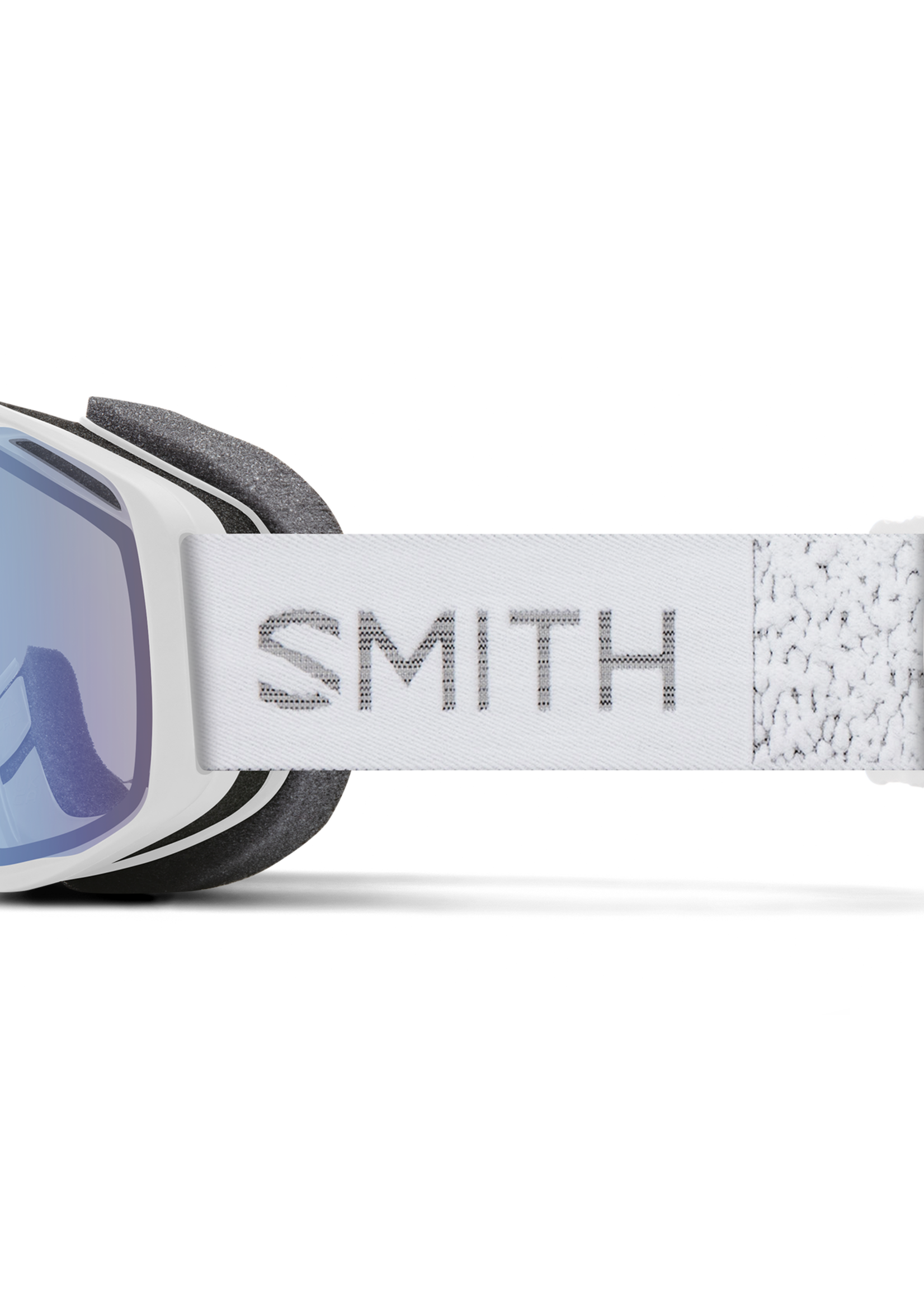 Smith Optics Smith Optics Rally White Chunky Knit, Blue Sensor Mirror