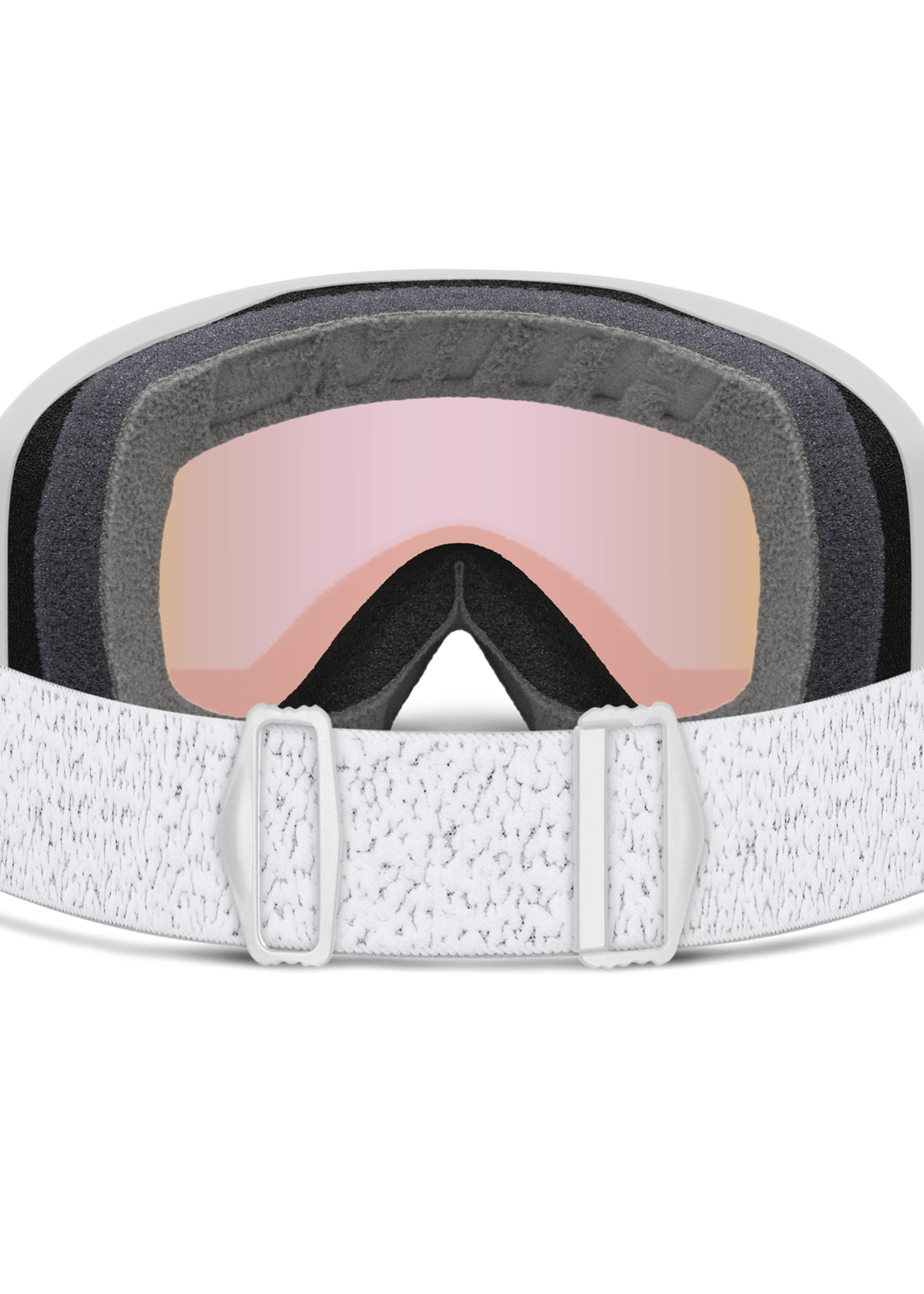 Smith Optics Smith Optics Rally White Chunky Knit, Blue Sensor Mirror