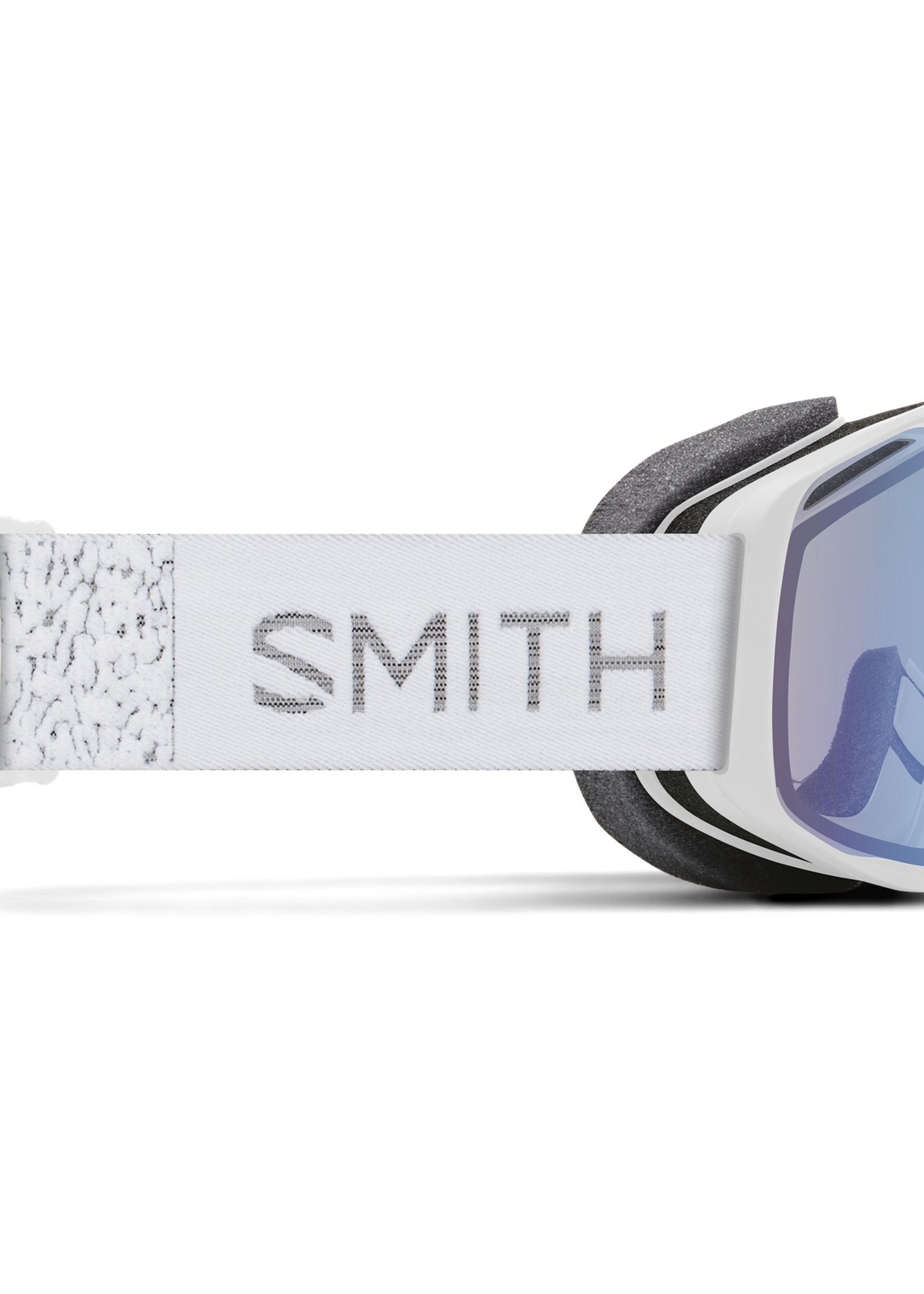 Smith Optics Smith Optics Rally White Chunky Knit, Blue Sensor Mirror