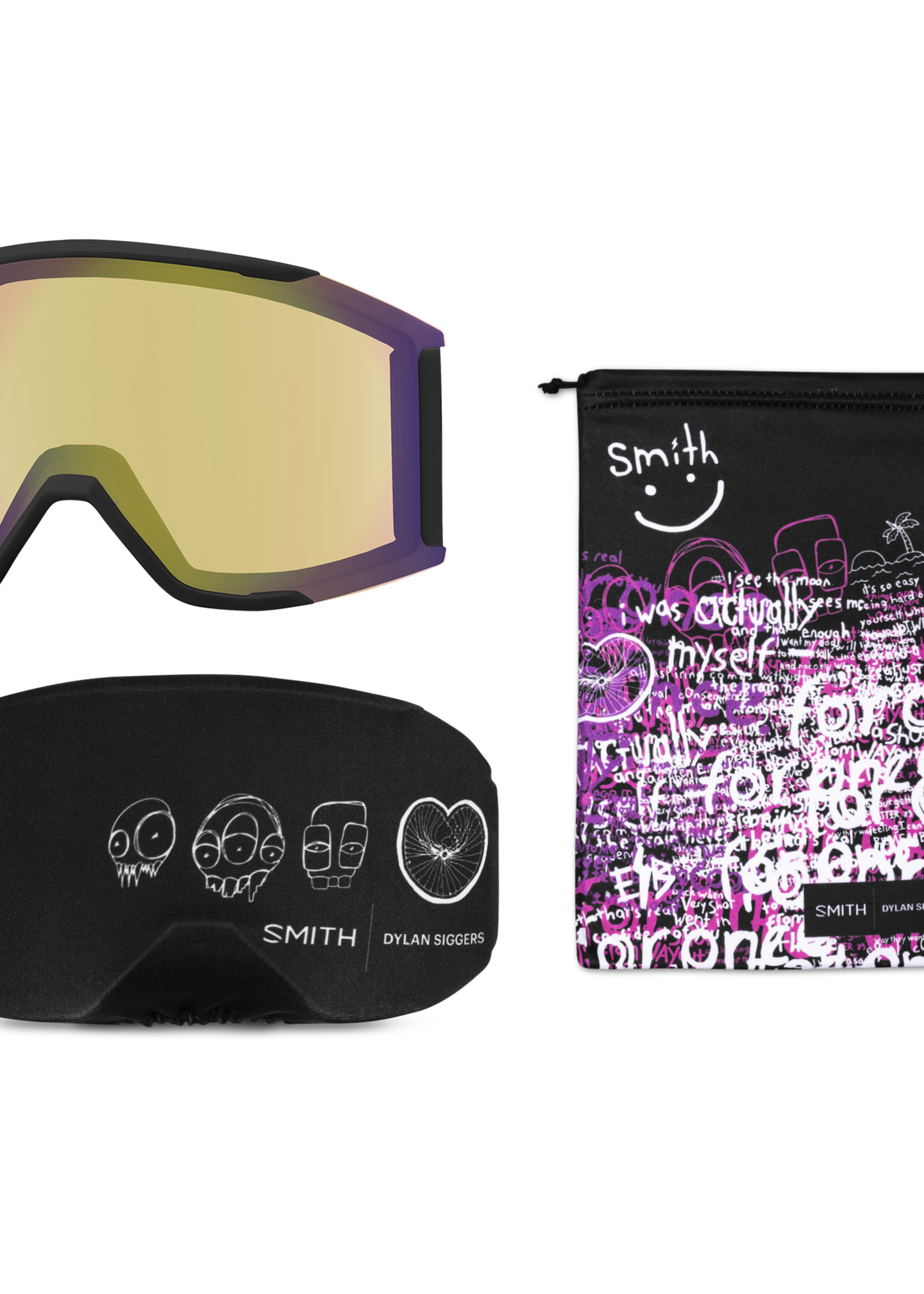 Smith Optics Smith Optics Squad MAG Dylan Siggers, ChromaPop Everyday Green Mirror