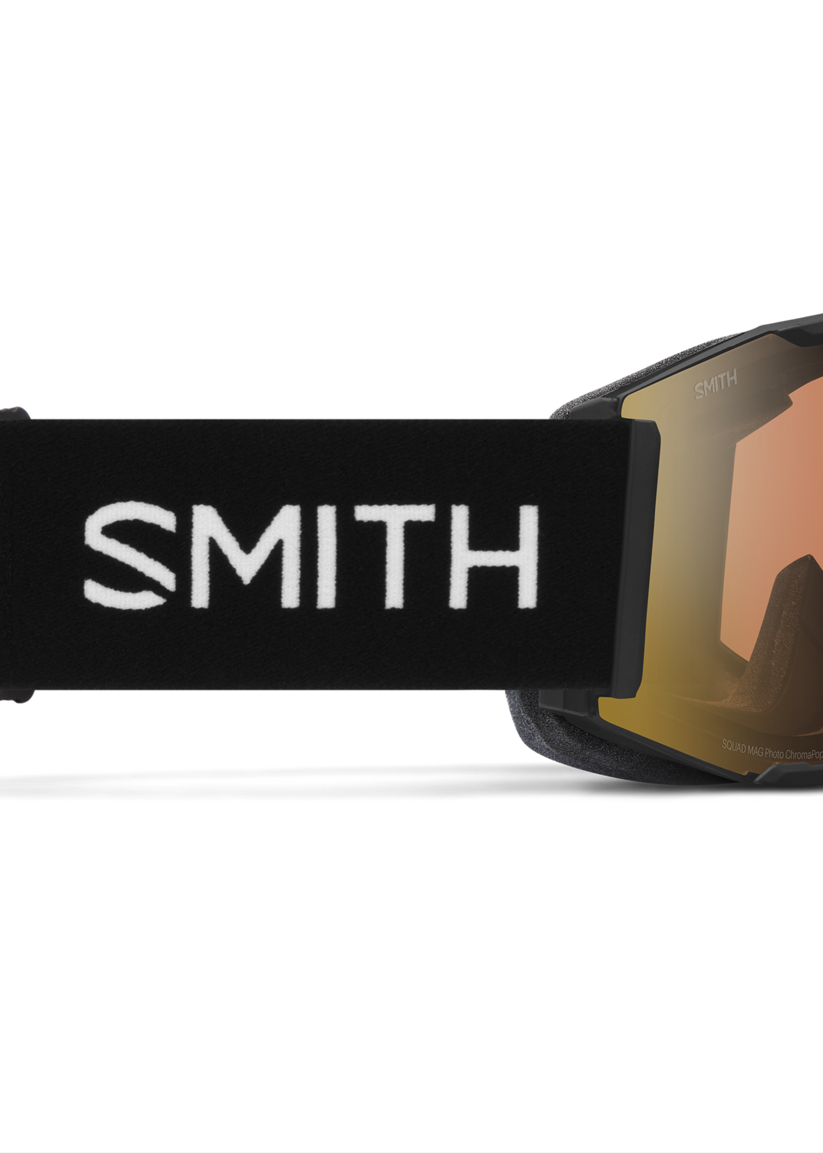Smith Optics Smith Optics Squad MAG Black, ChromaPop Pro Photochromic Gold Mirror