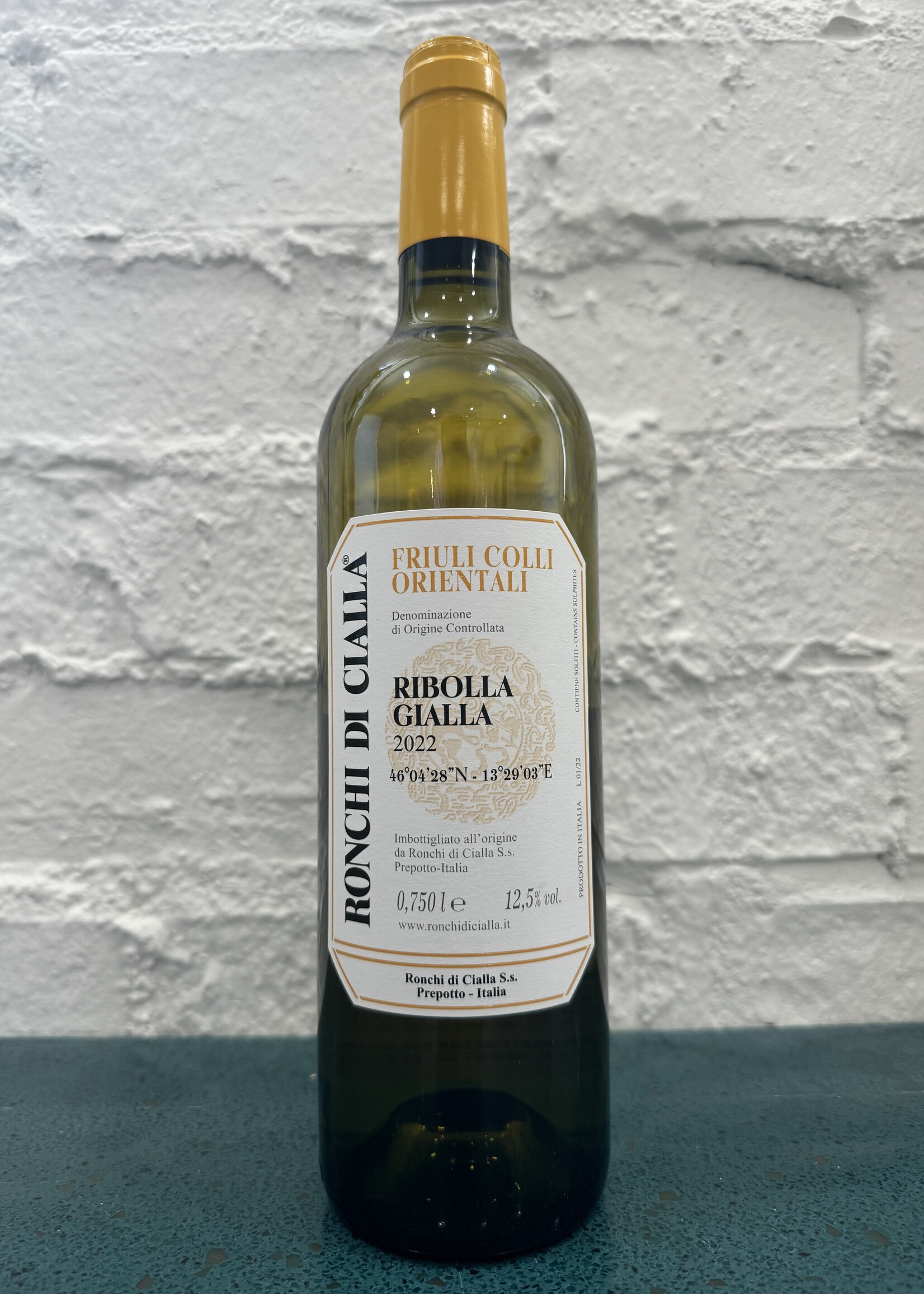 Polaner Selections Ronchi di Cialla Ribolla Gialla
