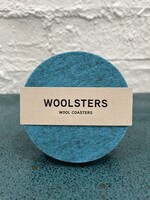 Aqua Merino Wool Coasters (4 Per Set)