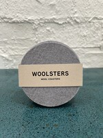 Light Gray Merino Wool Coasters (4 Per Set)