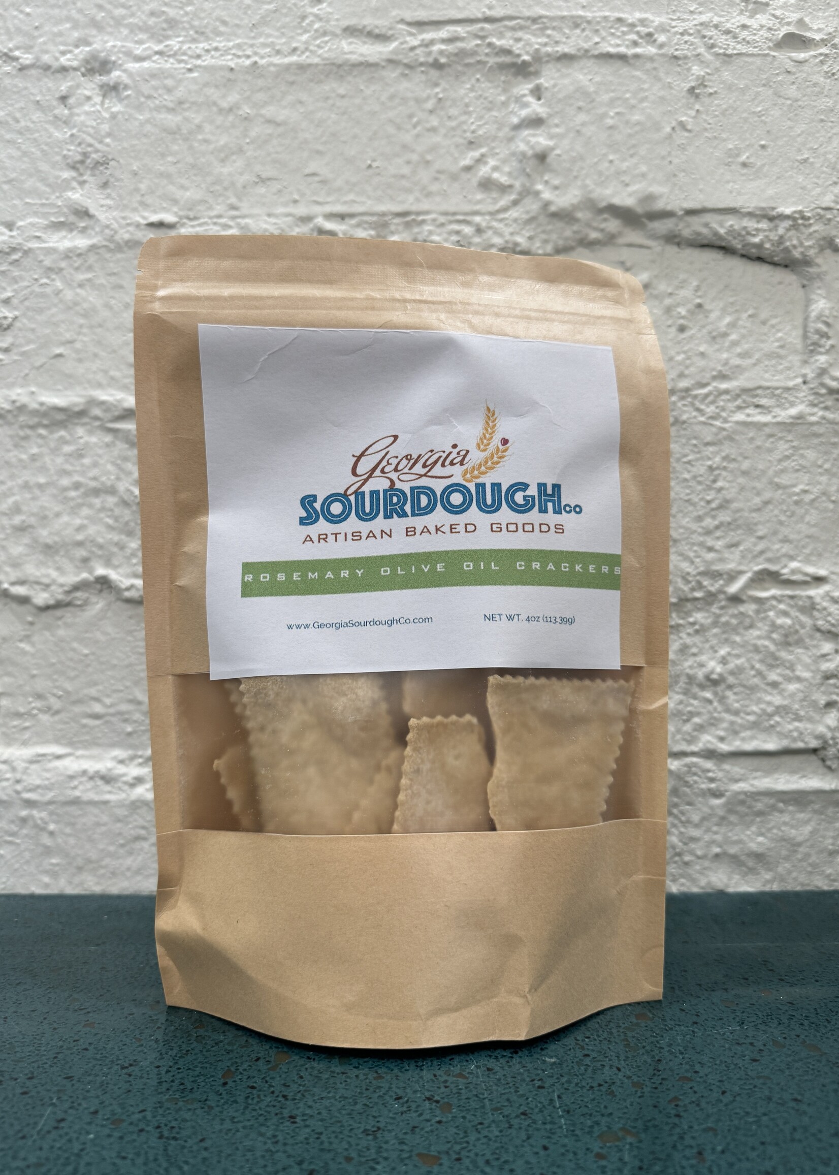 Georgia Sourdough Rosemary Olive Oil Crackers