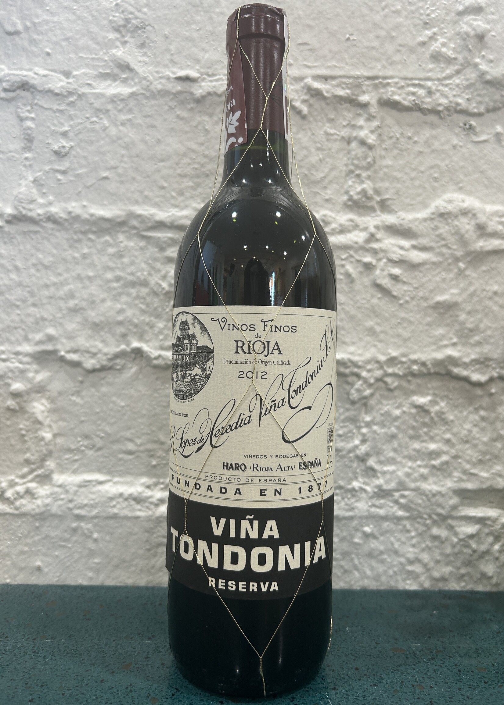 2012 Lopez de Heredia 'Tondonia' Rioja Reserva