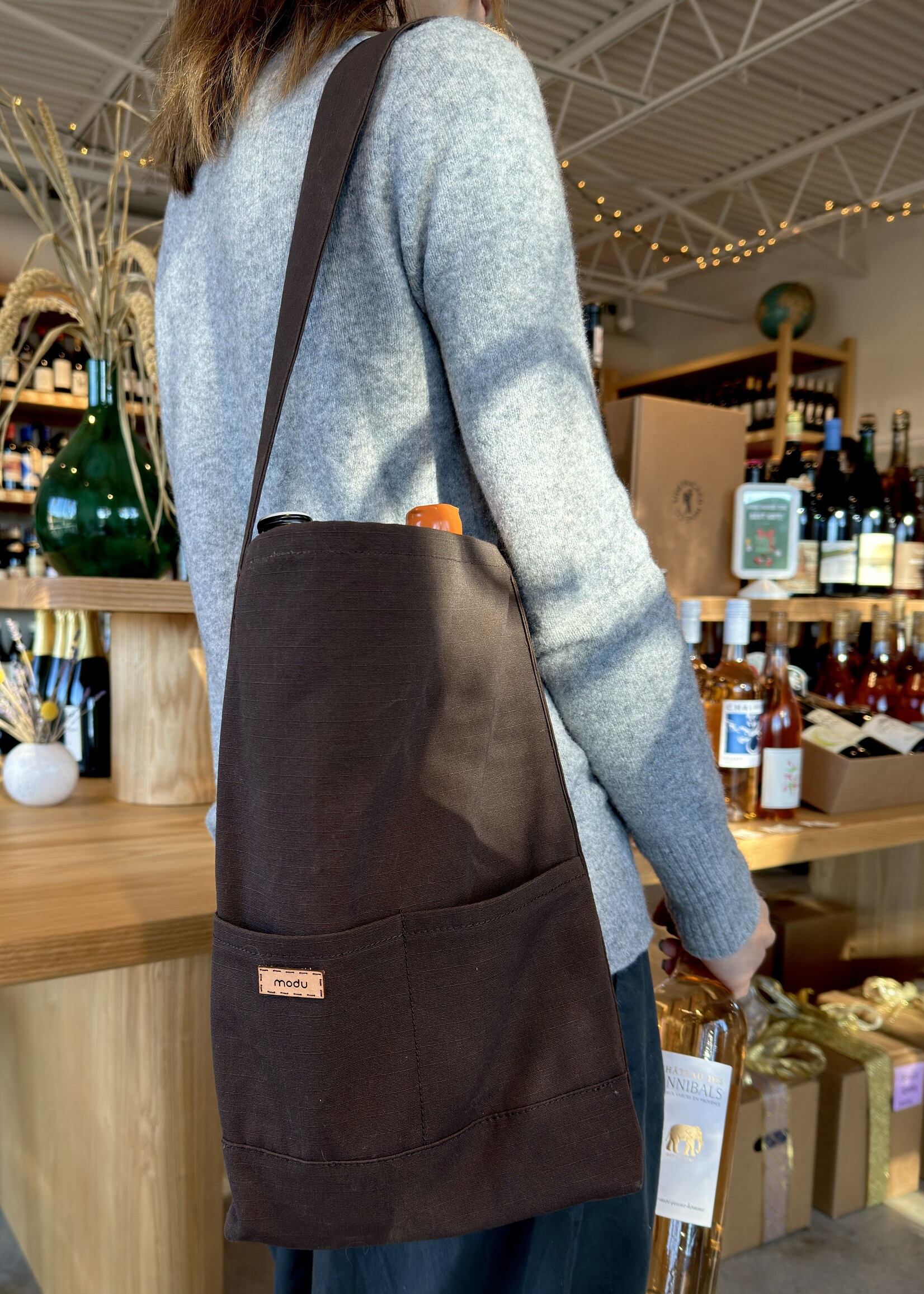 MODU Textiles Two Bottle Bag