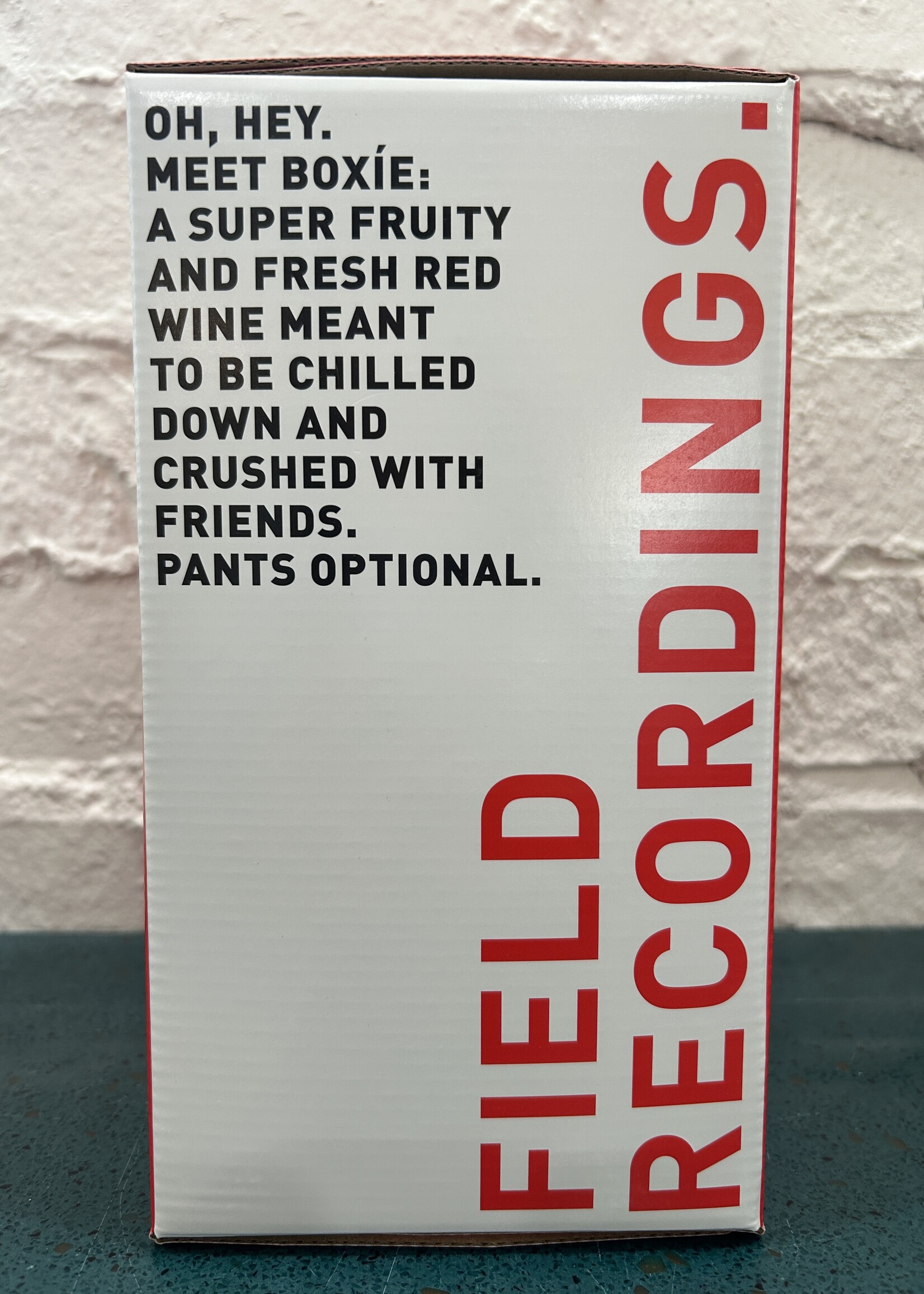 Field Recordings 'Boxie' Red 3L