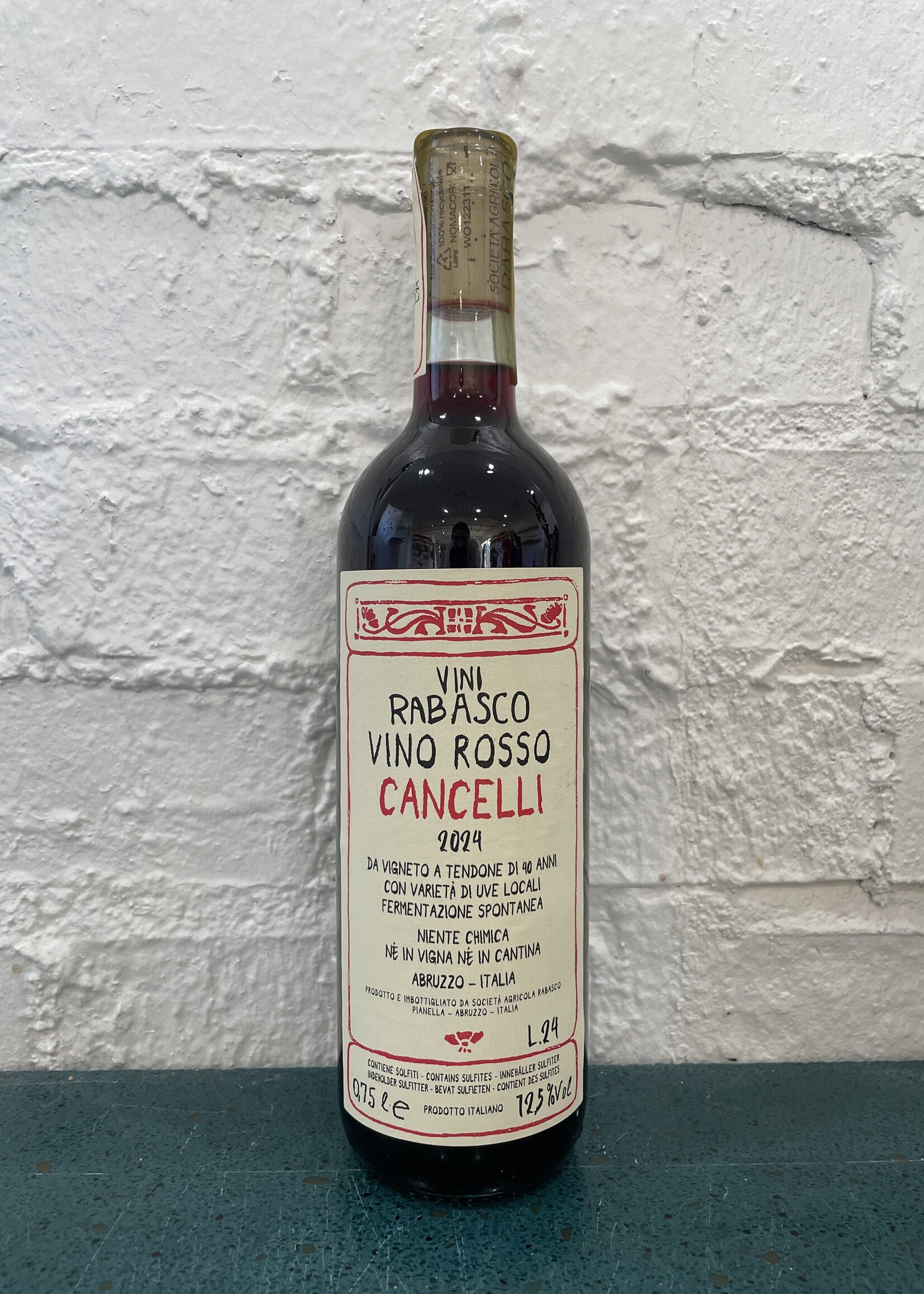 Vini Rabasco 'Cancelli' Abruzzo Rosso