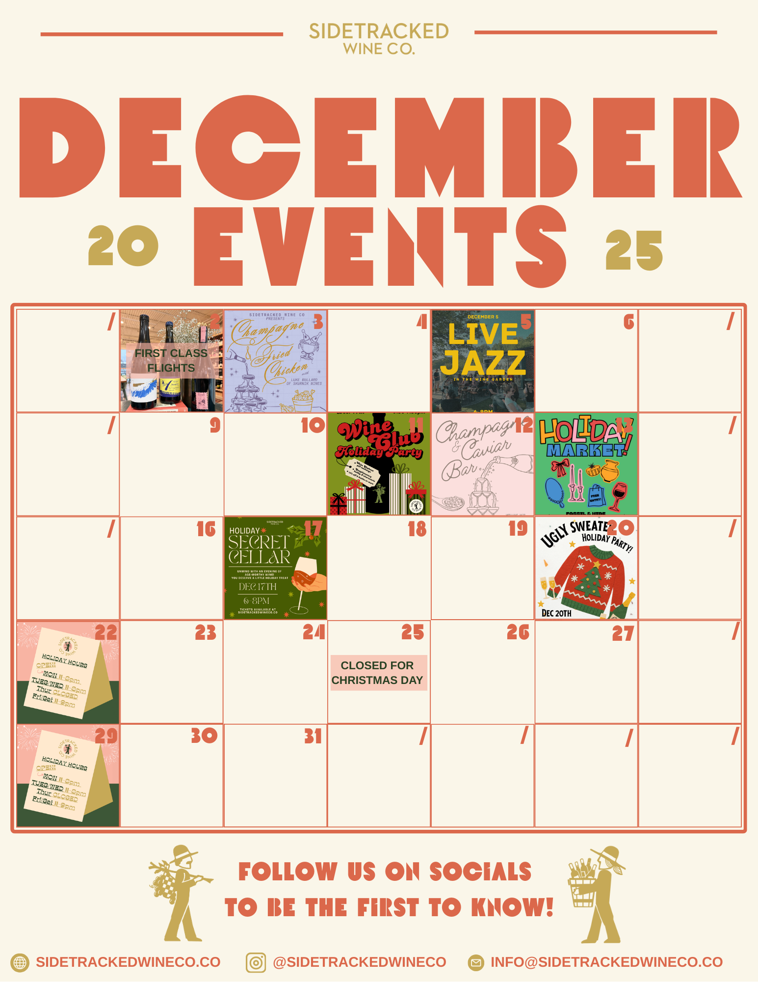 December 2025 SWC Event Calendar