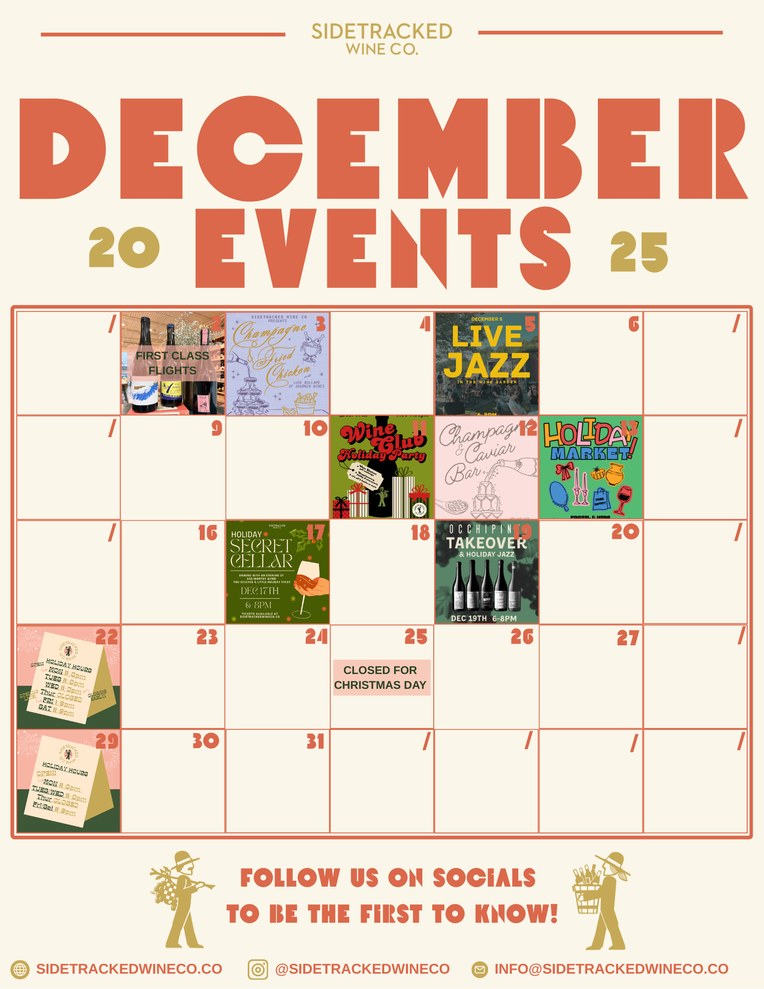 December 2025 SWC Event Calendar