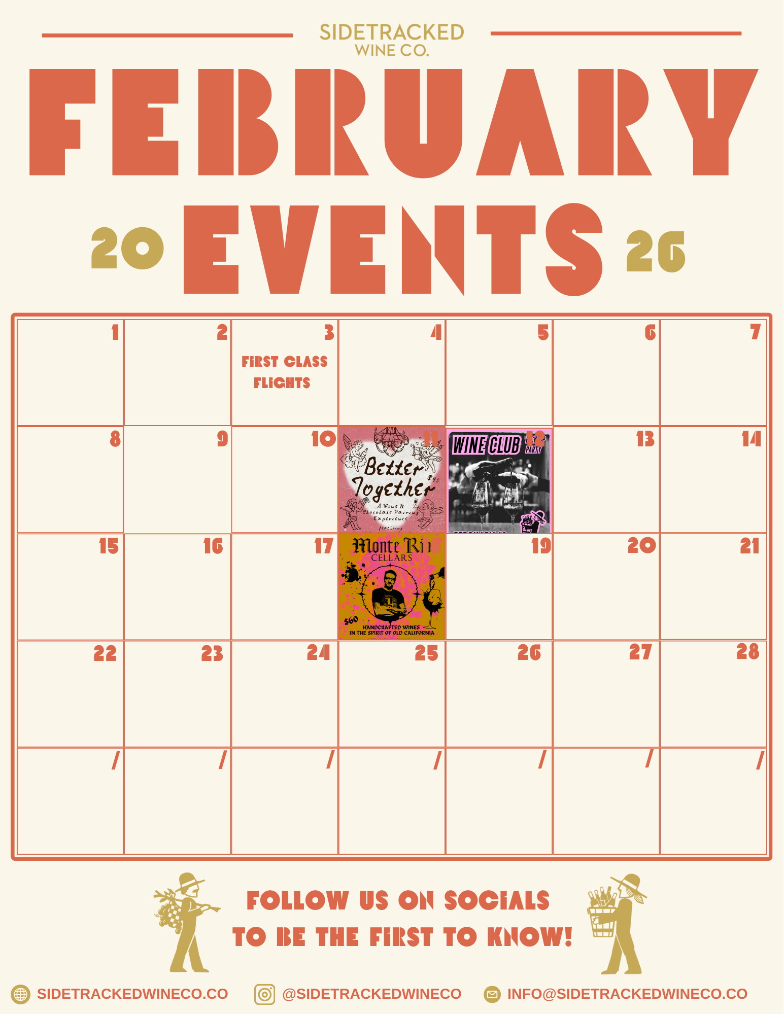 February 2026 SWC Event Calendar