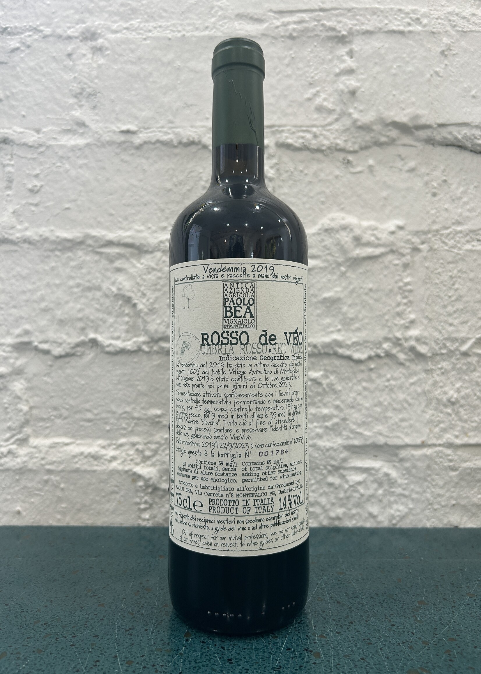 Rosenthal Paolo Bea 'Rosso de Veo' Montefalco