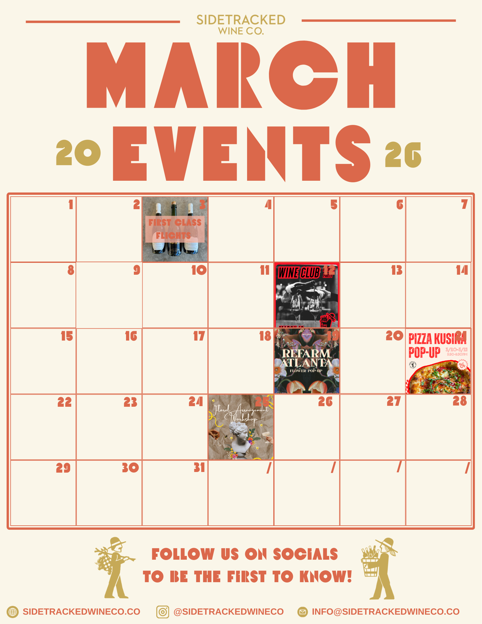 March 2026 SWC Event Calendar