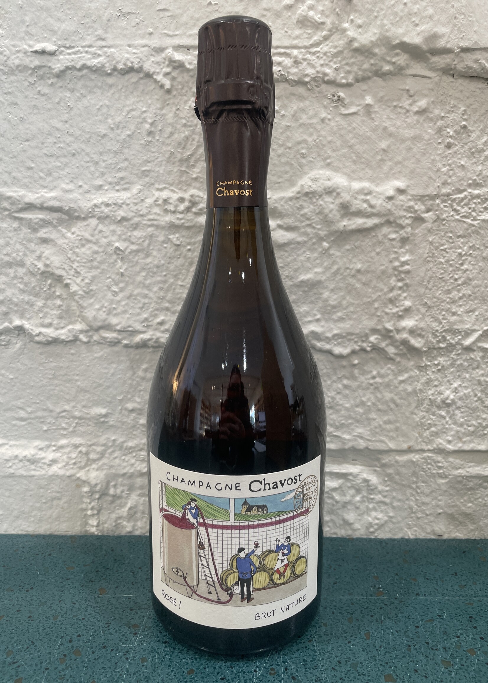 Terrestrial Wine Co. Champagne Chavost Rosé de Saignée Brut Nature