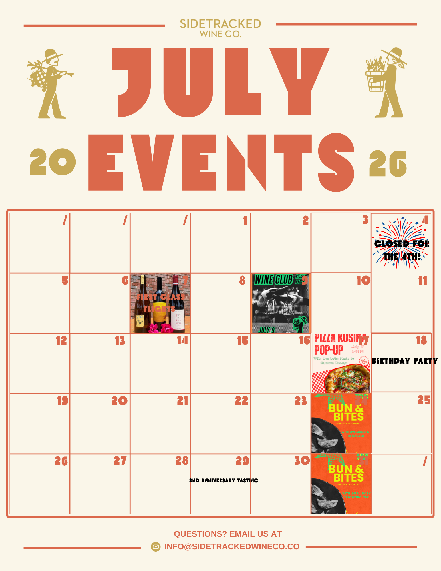July 2026 SWC Event Calendar