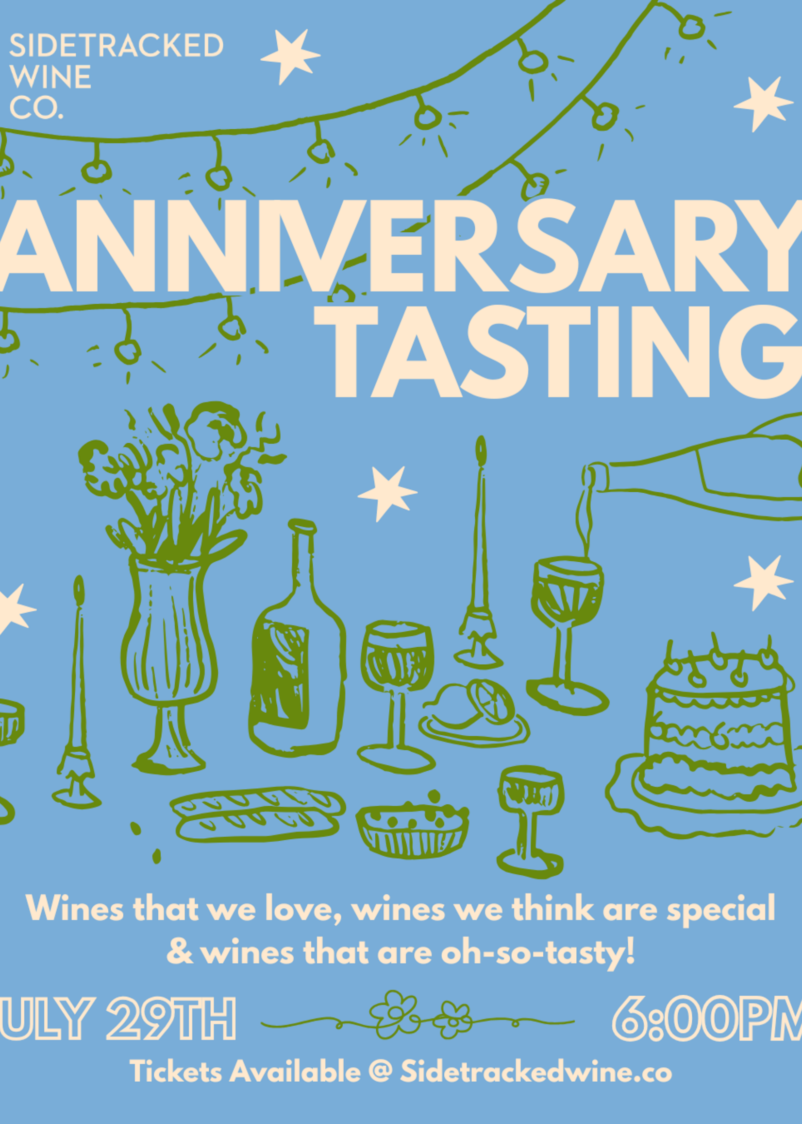 In Store Private Event - 2nd Birthday Tasting 7/29/26