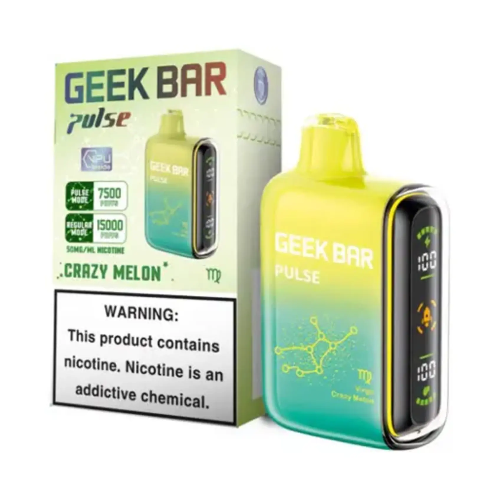 Geek Bar Geek Bar Pulse 7500- 15000 Puffs 5% 16ml Disposable Nicotine Vape