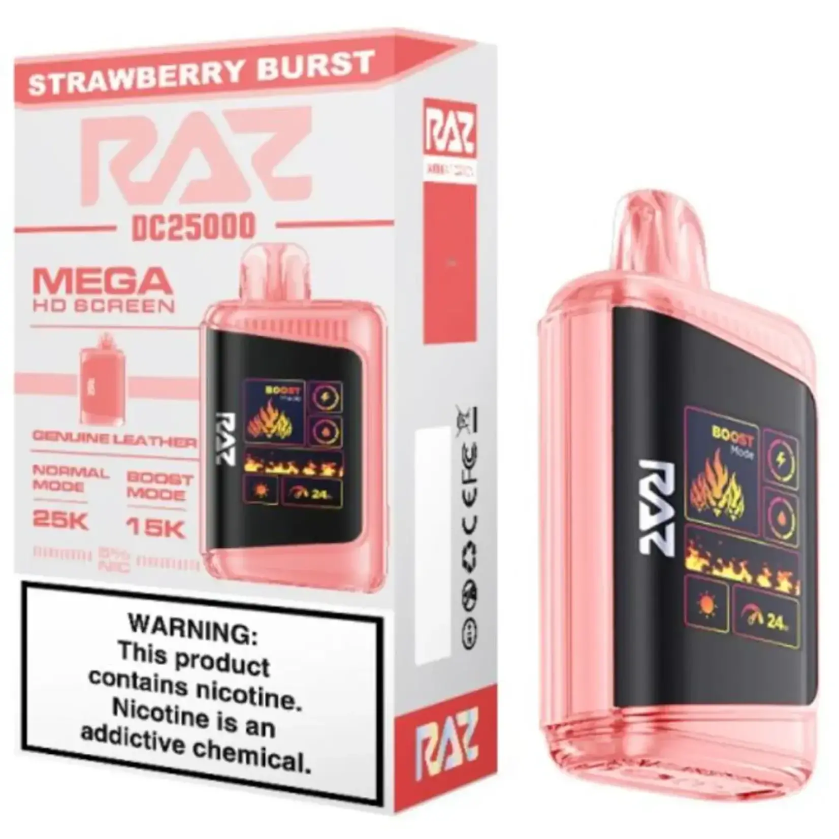 Raz Raz DC25000 Disposable Vape 5% 16ml (15000 puffs/25000 puffs)