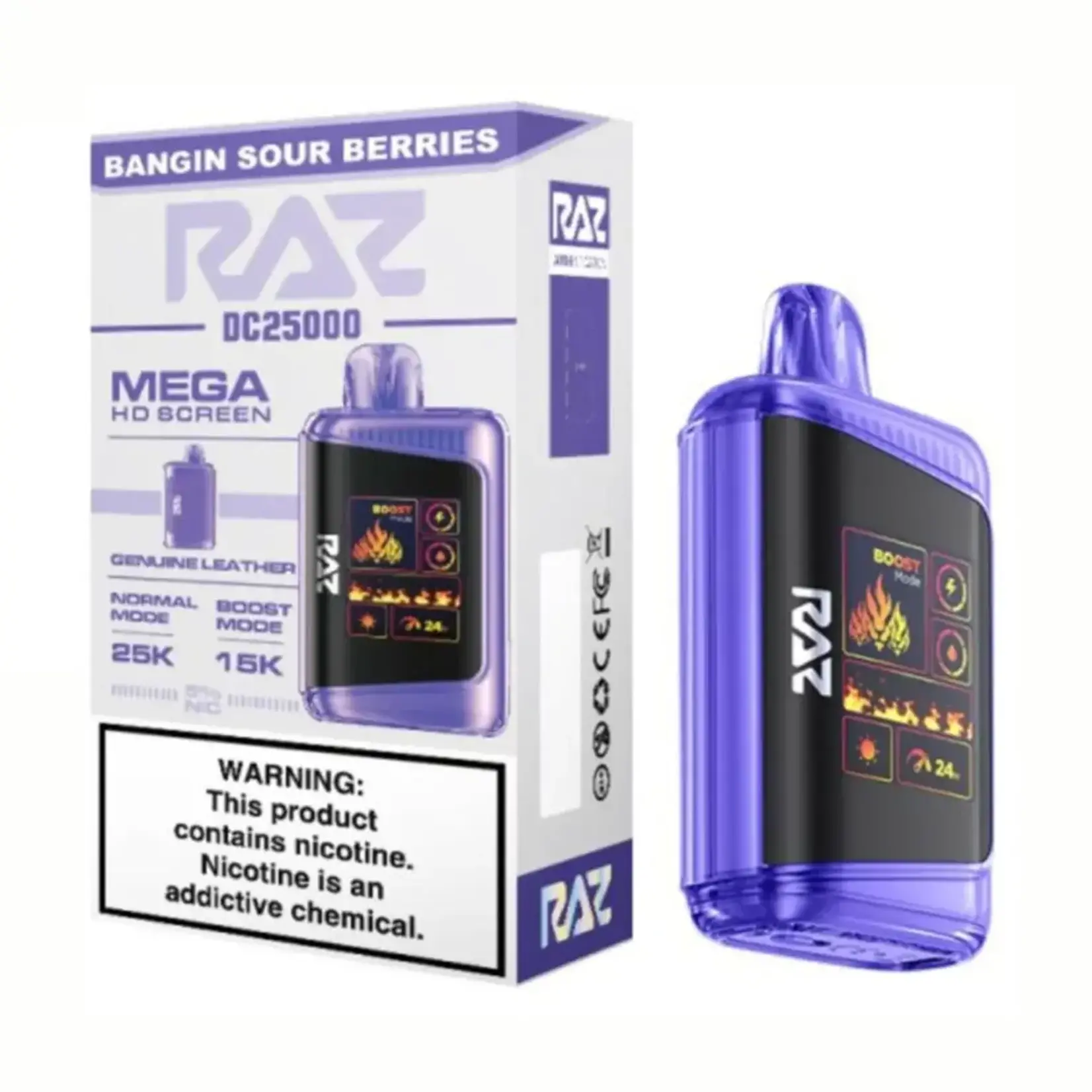 Raz Raz DC25000 Disposable Vape 5% 16ml (15000 puffs/25000 puffs)