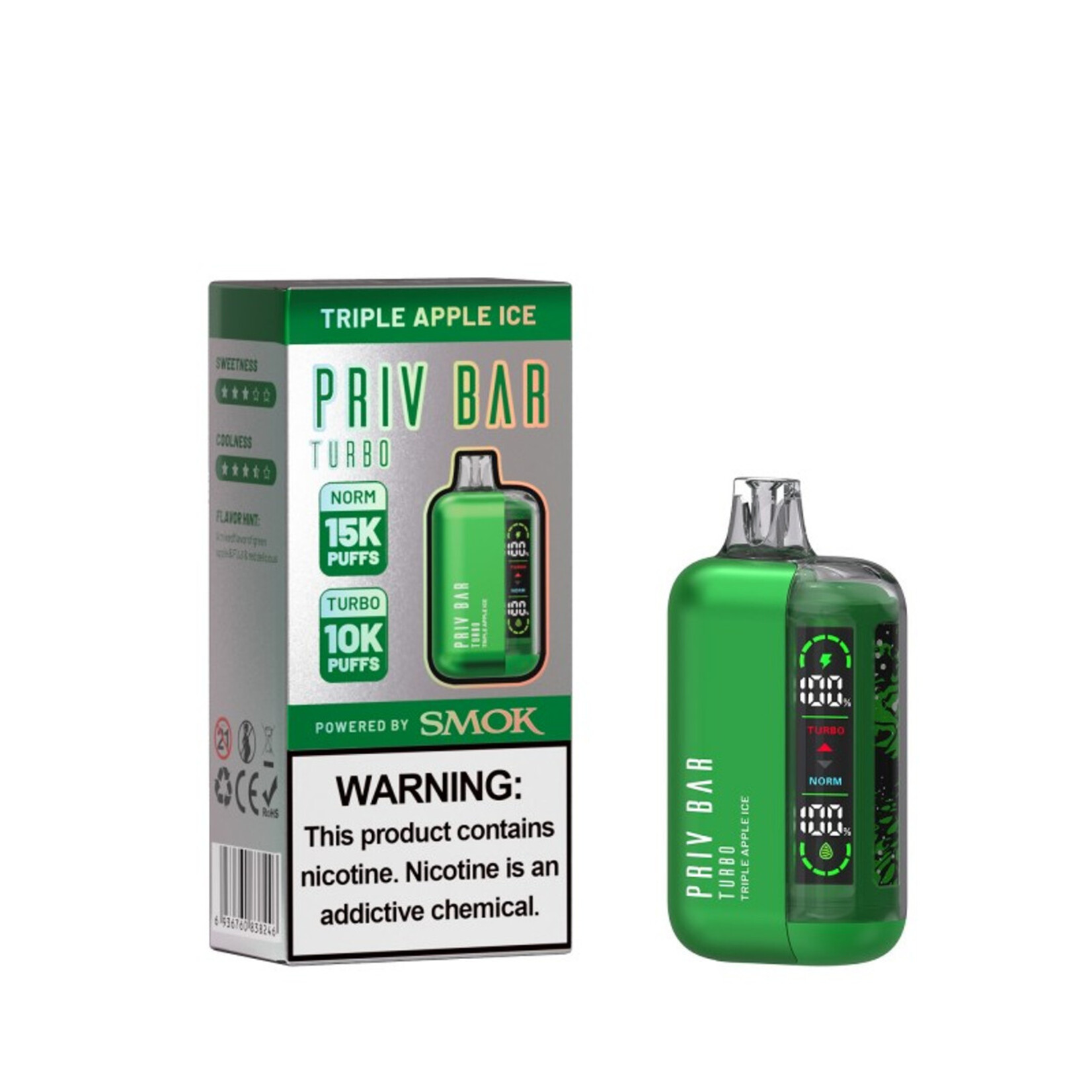 Smok Smok Priv Bar 5% 16ml Turbo 10Kpuffs & Normal 15K puffs