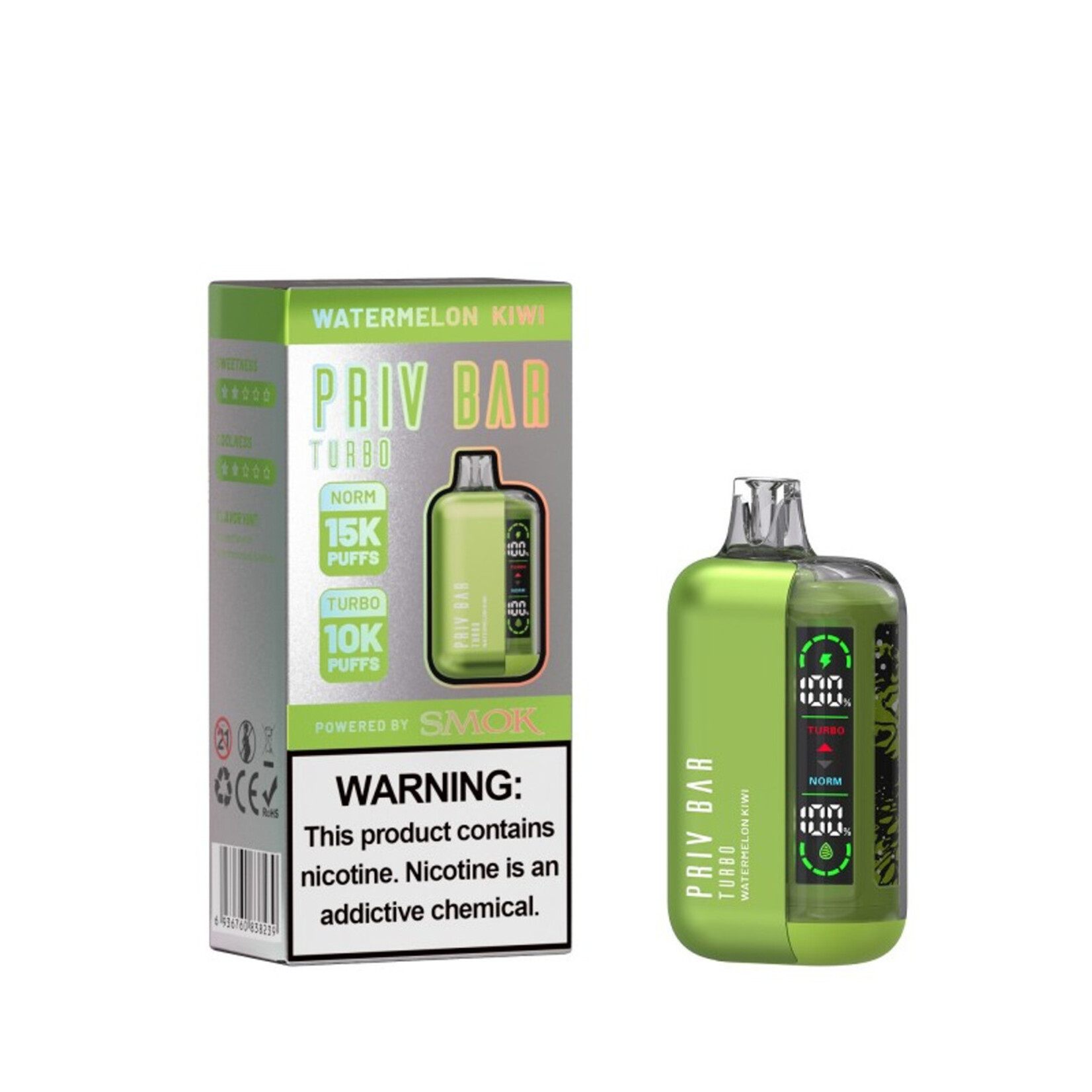 Smok Smok Priv Bar 5% 16ml Turbo 10Kpuffs & Normal 15K puffs