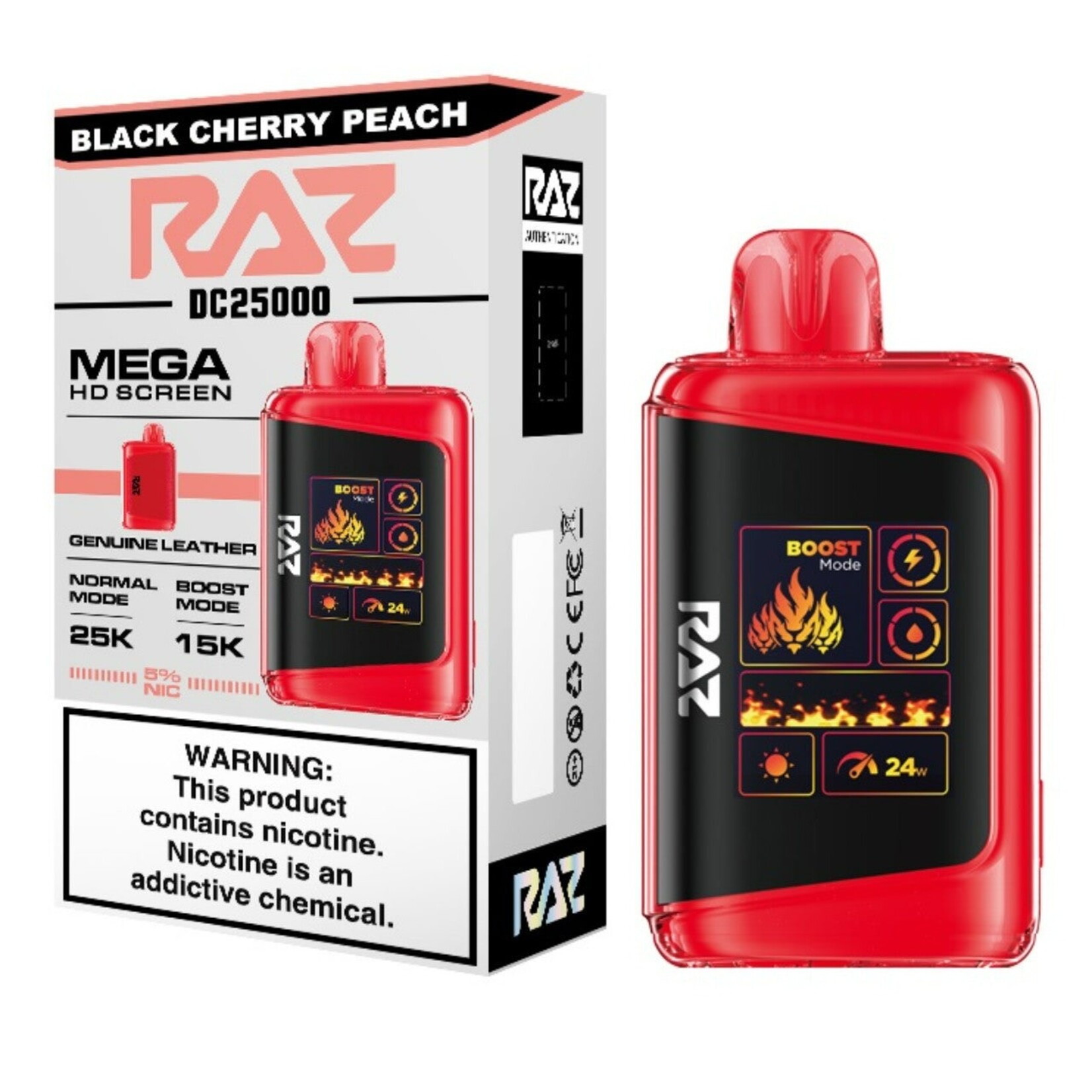 Raz Raz DC25000 Disposable Vape 5% 16ml (15000 puffs/25000 puffs)