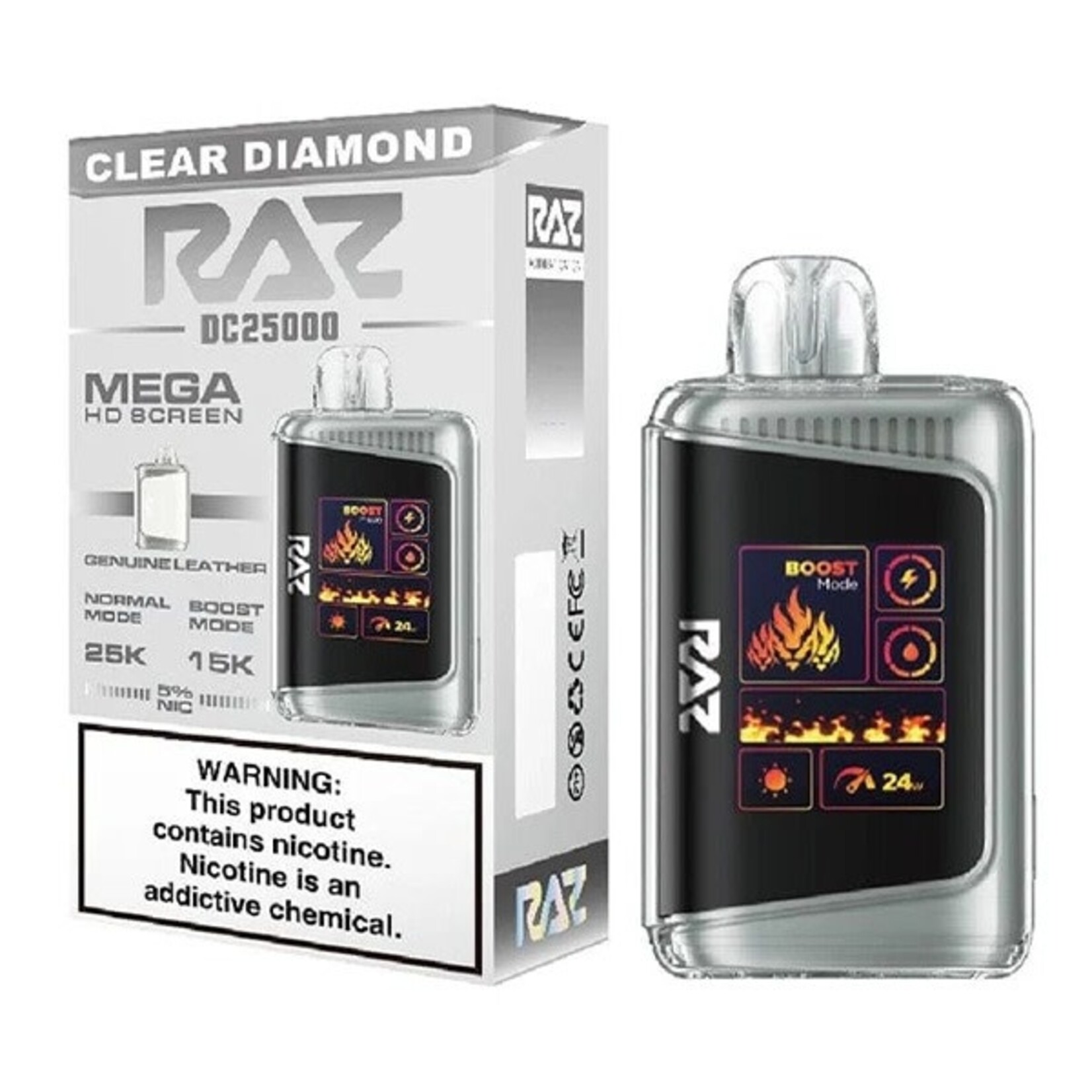 Raz Raz DC25000 Disposable Vape 5% 16ml (15000 puffs/25000 puffs)