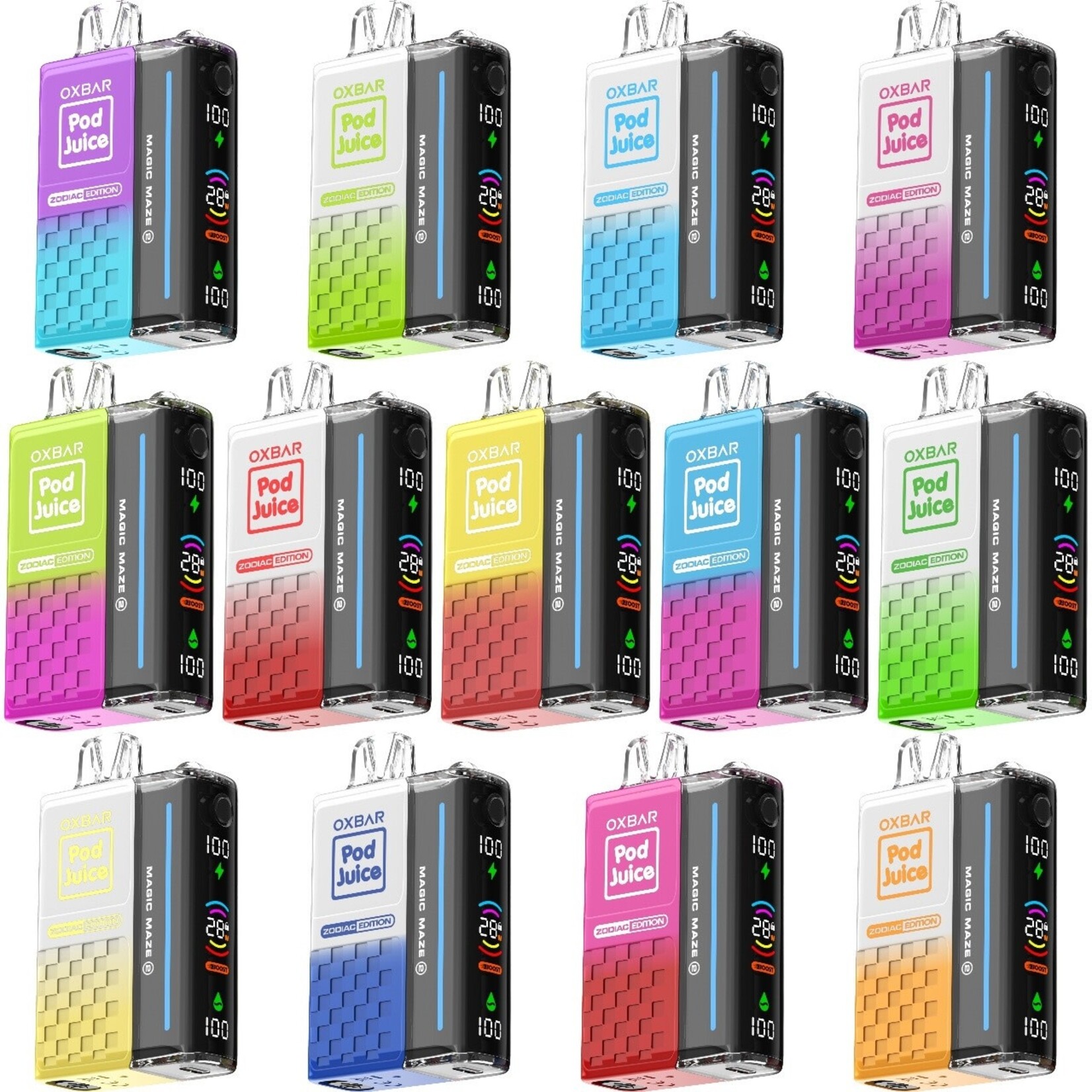 Oxbar Disposable-Pod Juice Oxbar 5% (30k puffs) 12-28w
