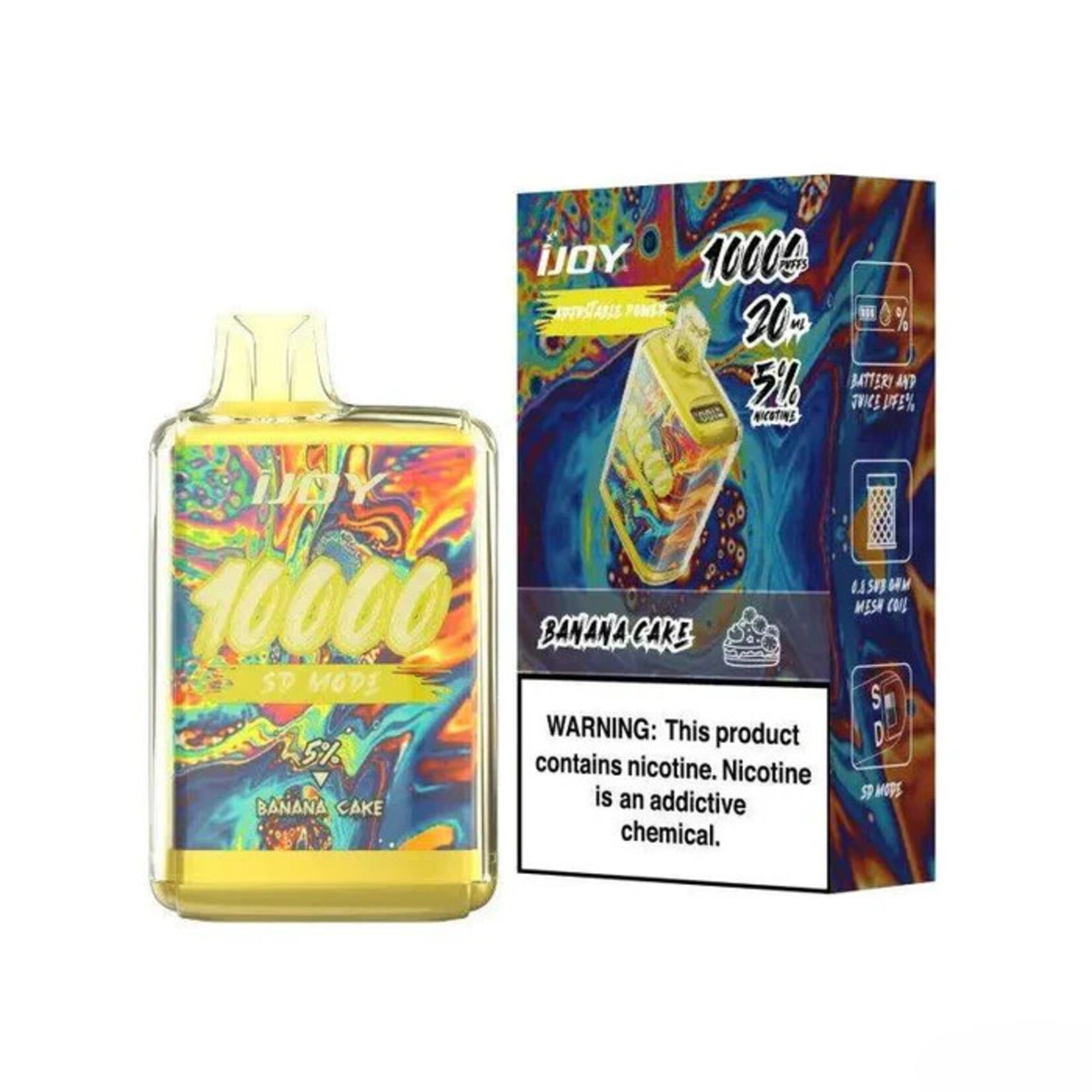 IJoy Disposable- IJoy 10000 Puffs 5% 20mL