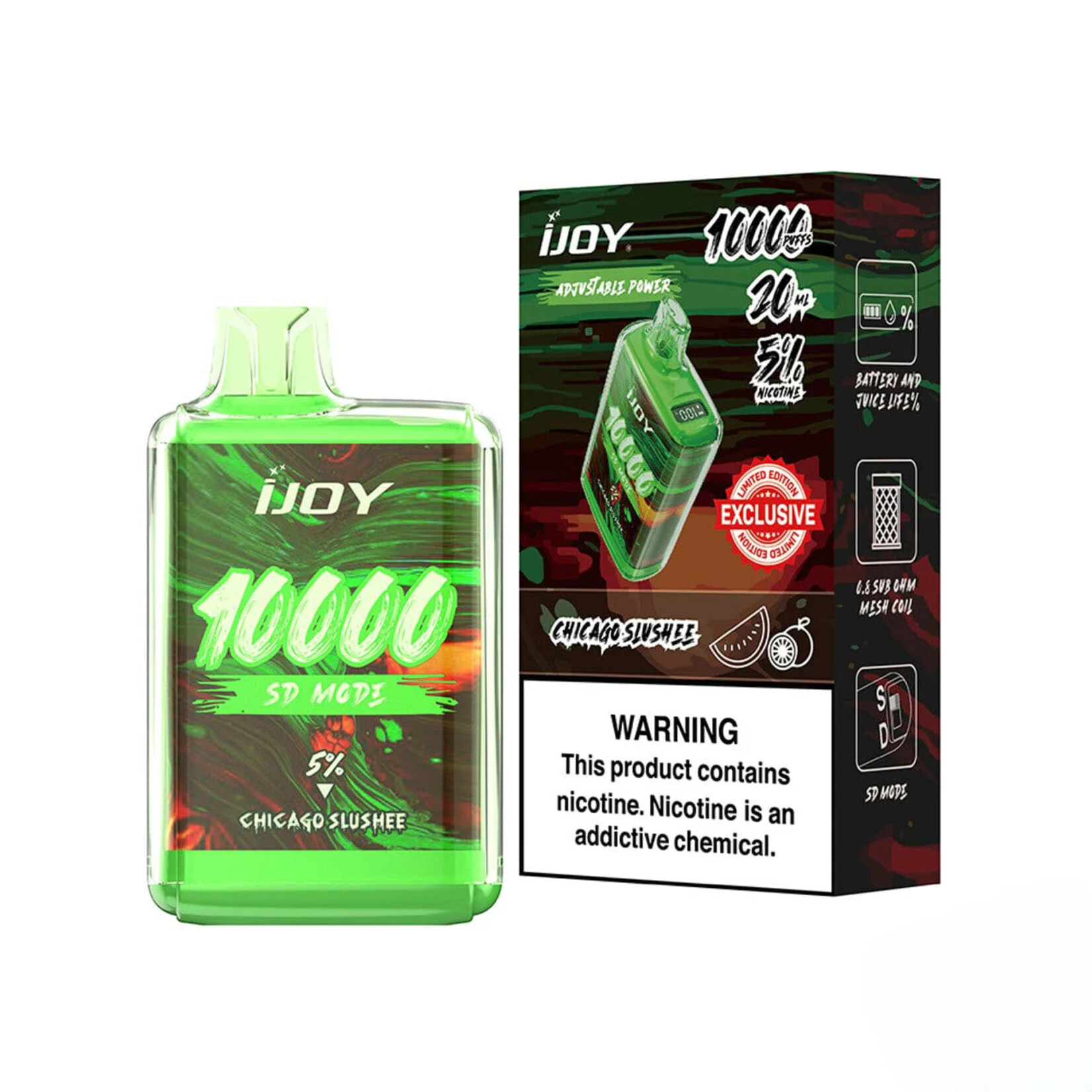 IJoy Disposable- IJoy 10000 Puffs 5% 20mL