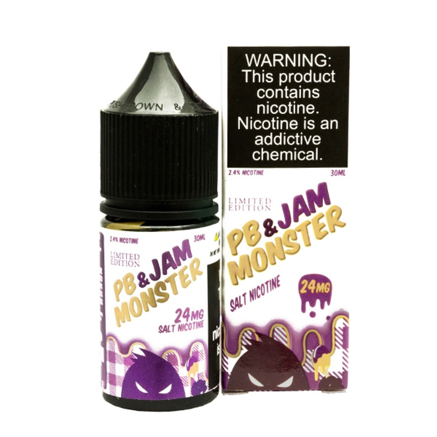 Monster Vape Labs PB & Jam Monster Salt Nic E-Liquid - 30ml