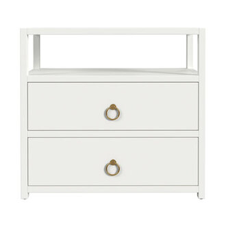 Elin 2 - Drawer Bachelor's Chest Color: White