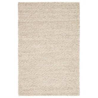 One-of-a-Kind Crosstown Hand-Knotted New Age 8' x 10' Wool Area Rug in Gray