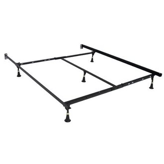 Premium Lev-R-Lock Glides Bed Frame Size: Twin/Full/Queen