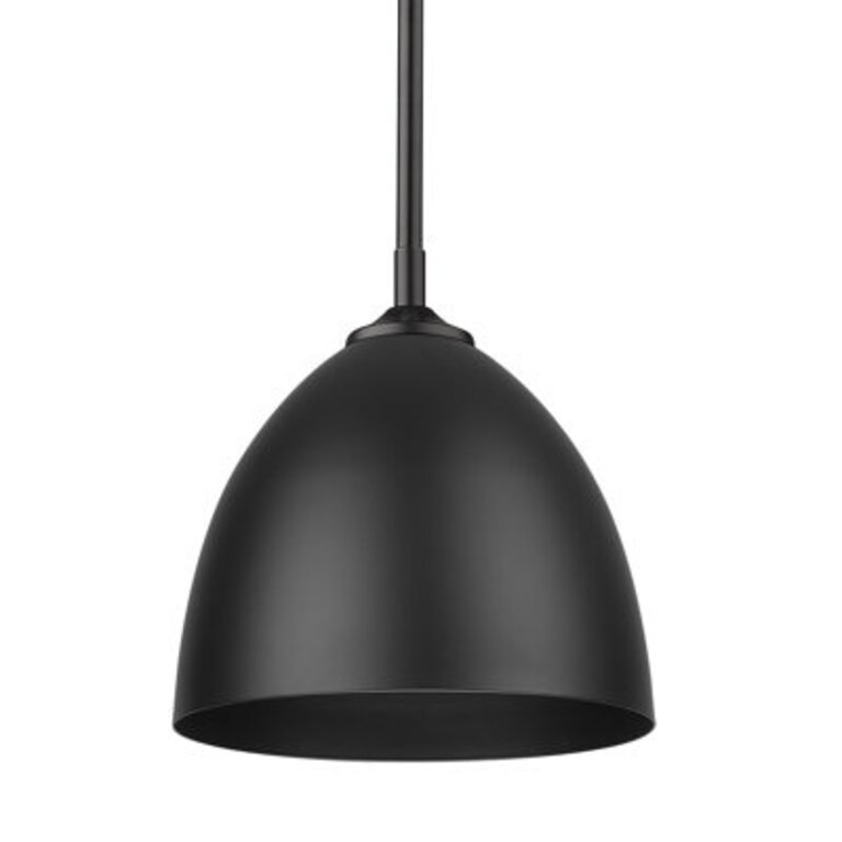 Ringwood 1-Light Single Dome Pendant Finish: Matte Black
